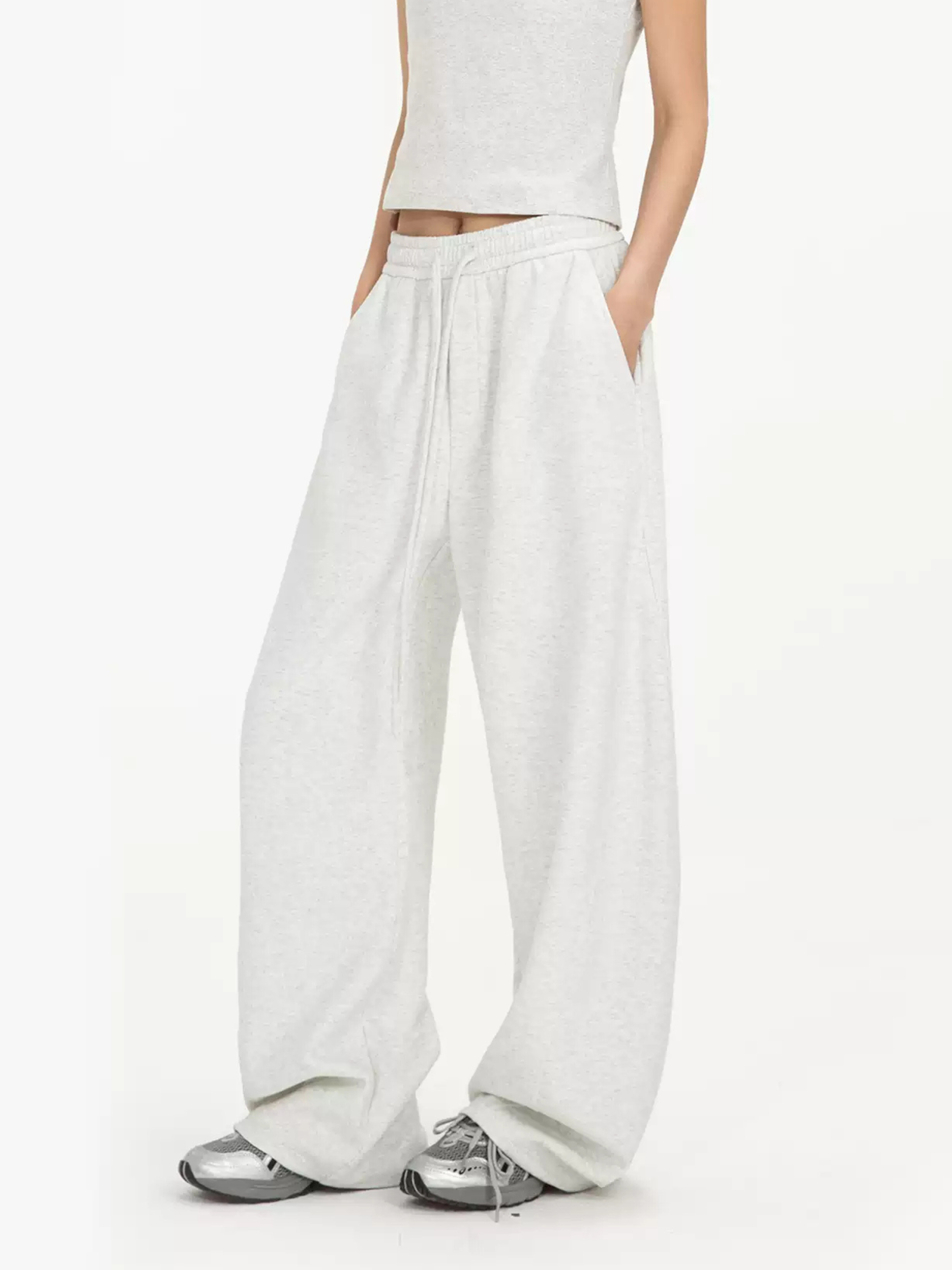 Peakstream - Women's Solid Drape Straight-Leg Sweatpants