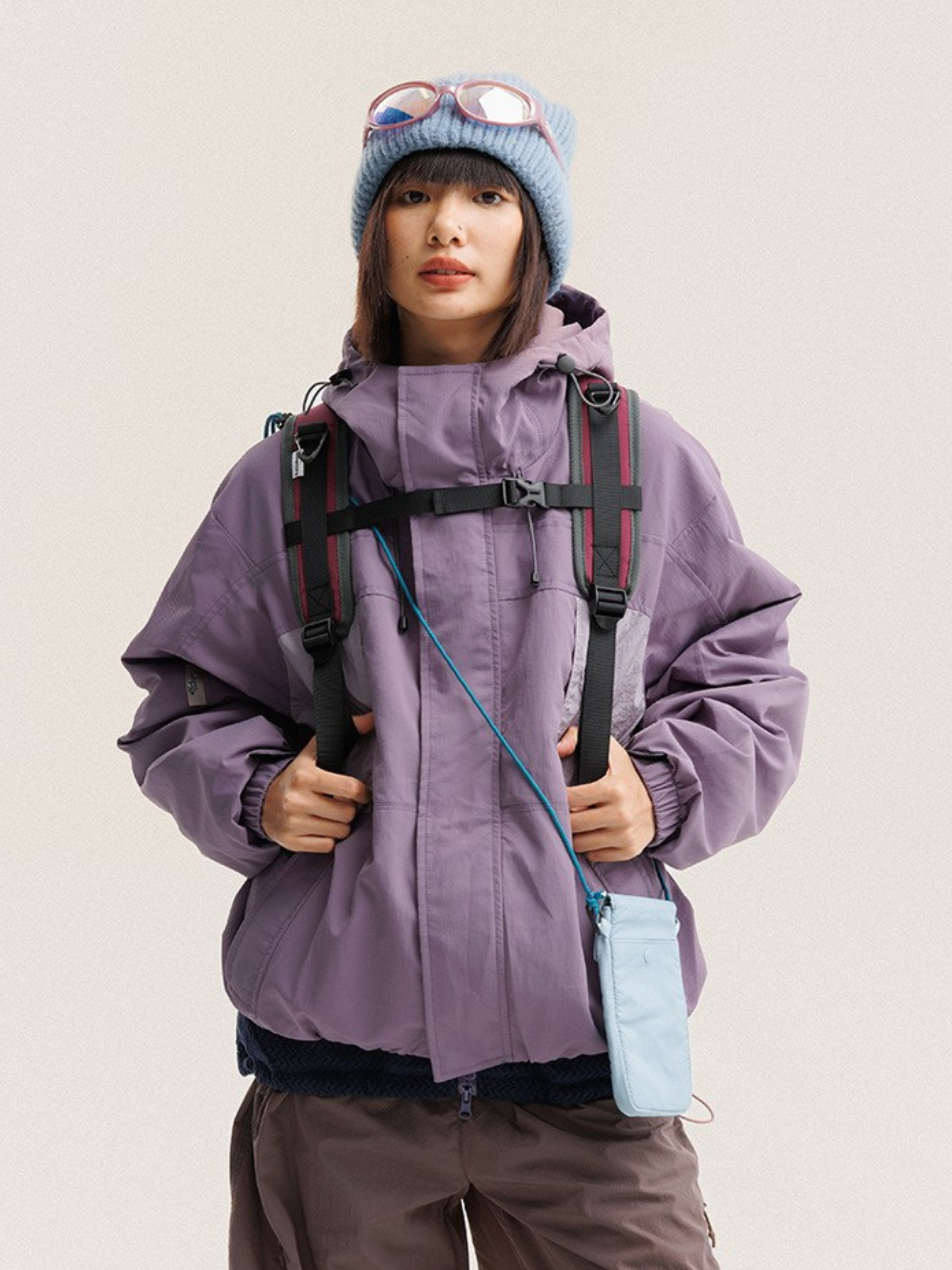 Timbertrail - Loose Fit Waterproof Hooded Jacket