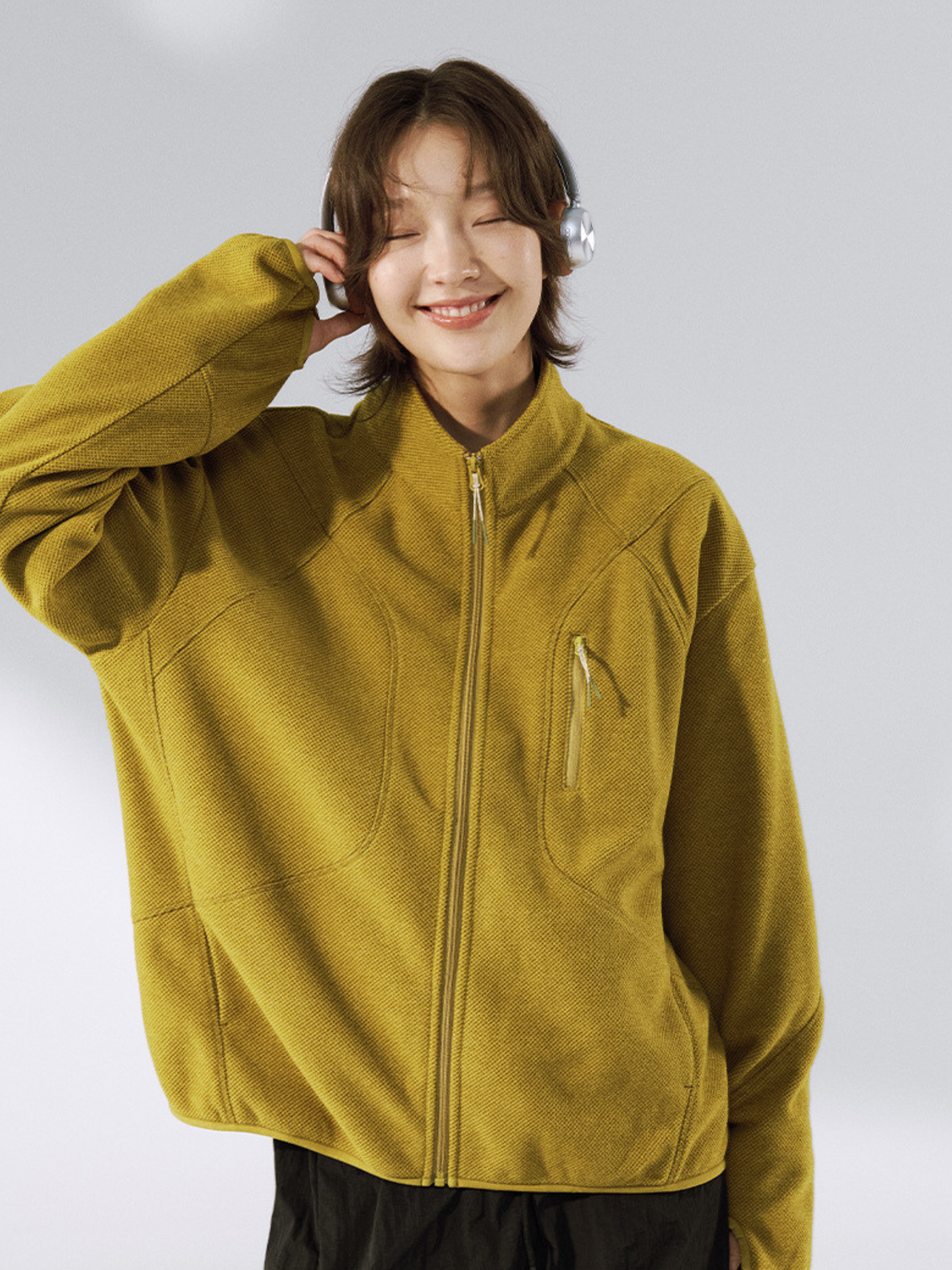 Drake - Unisex Honeycomb Thermal Zip-Up Sweatshirt