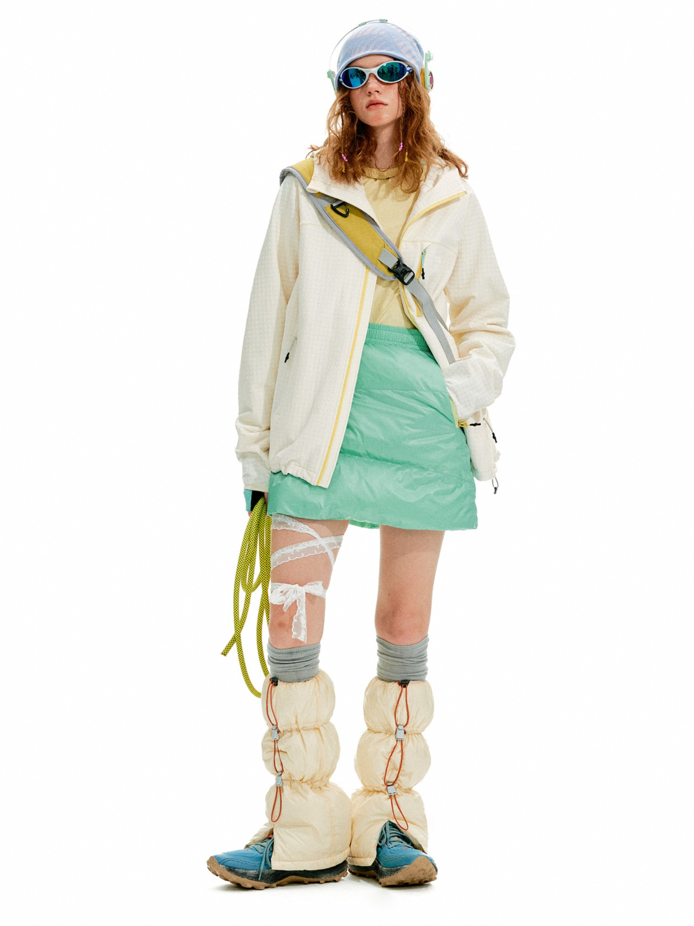 Dustbreeze - Water-Repellent 800FP White Duck Down Thermal Leg Warmers