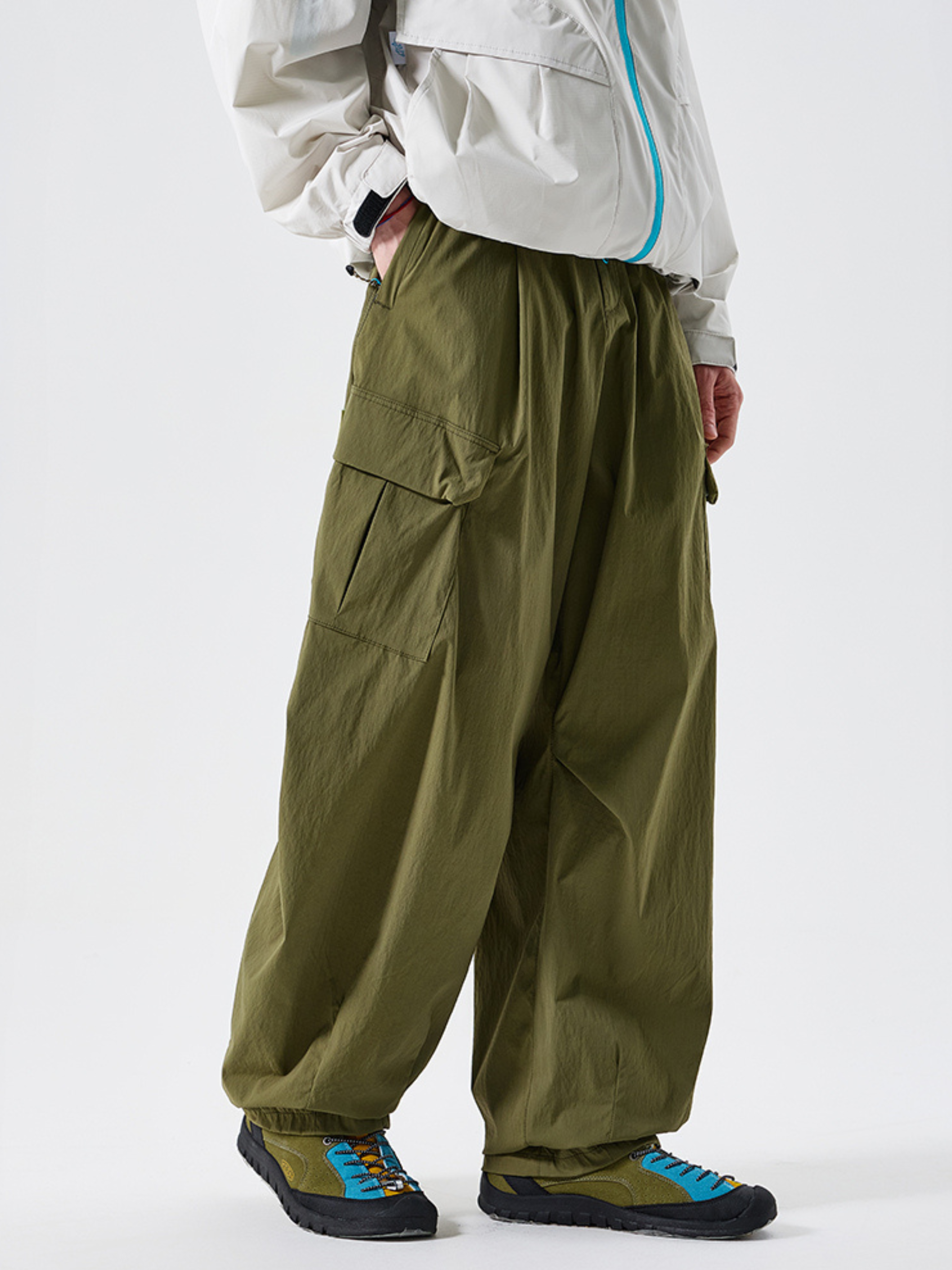 Tundra - Unisex Multi-Pocket Lightweight Utility Cargo Pants