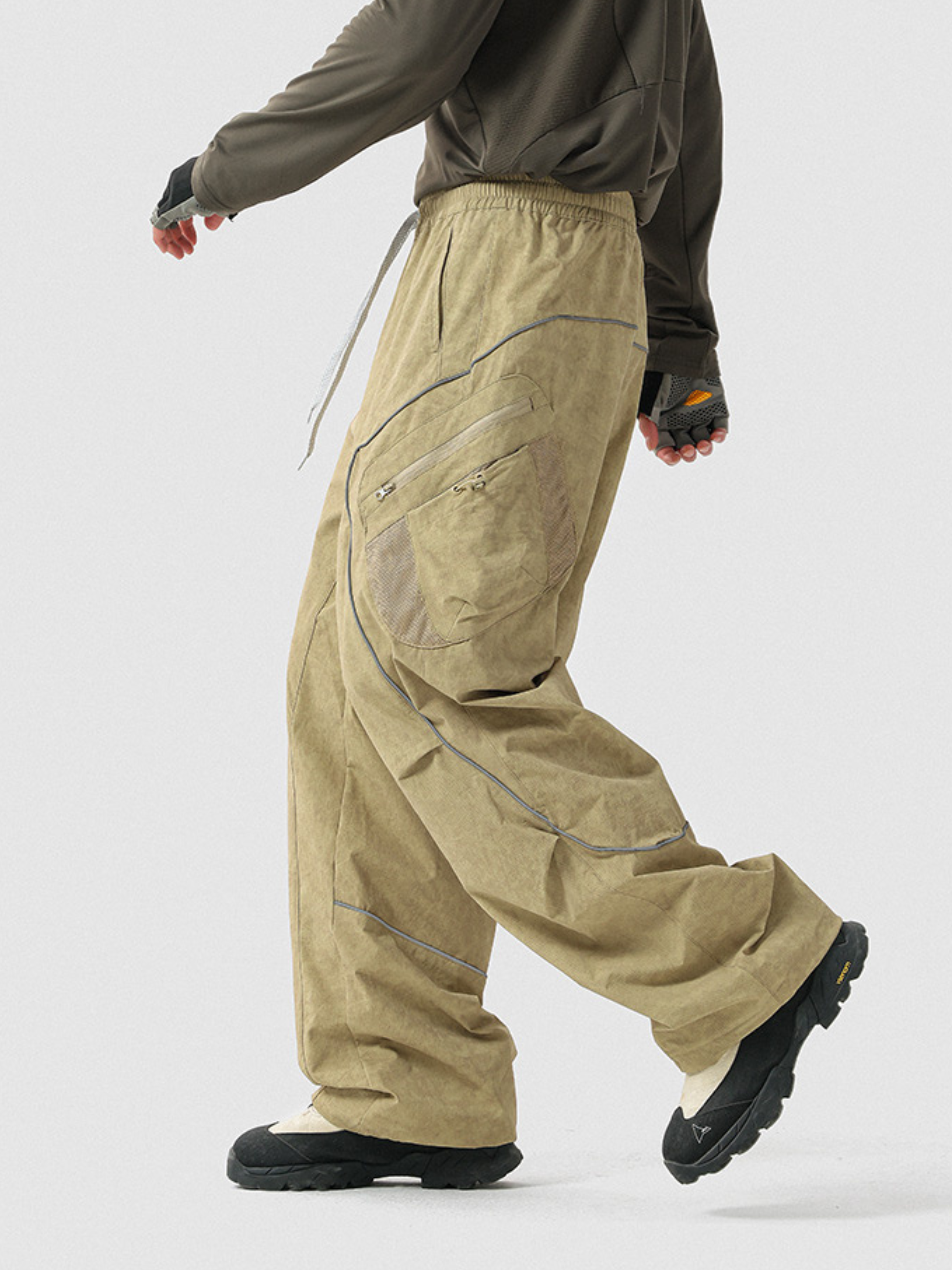 FireClip - Men's Water-Repellent Mud-Dye Utility Cargo Pants