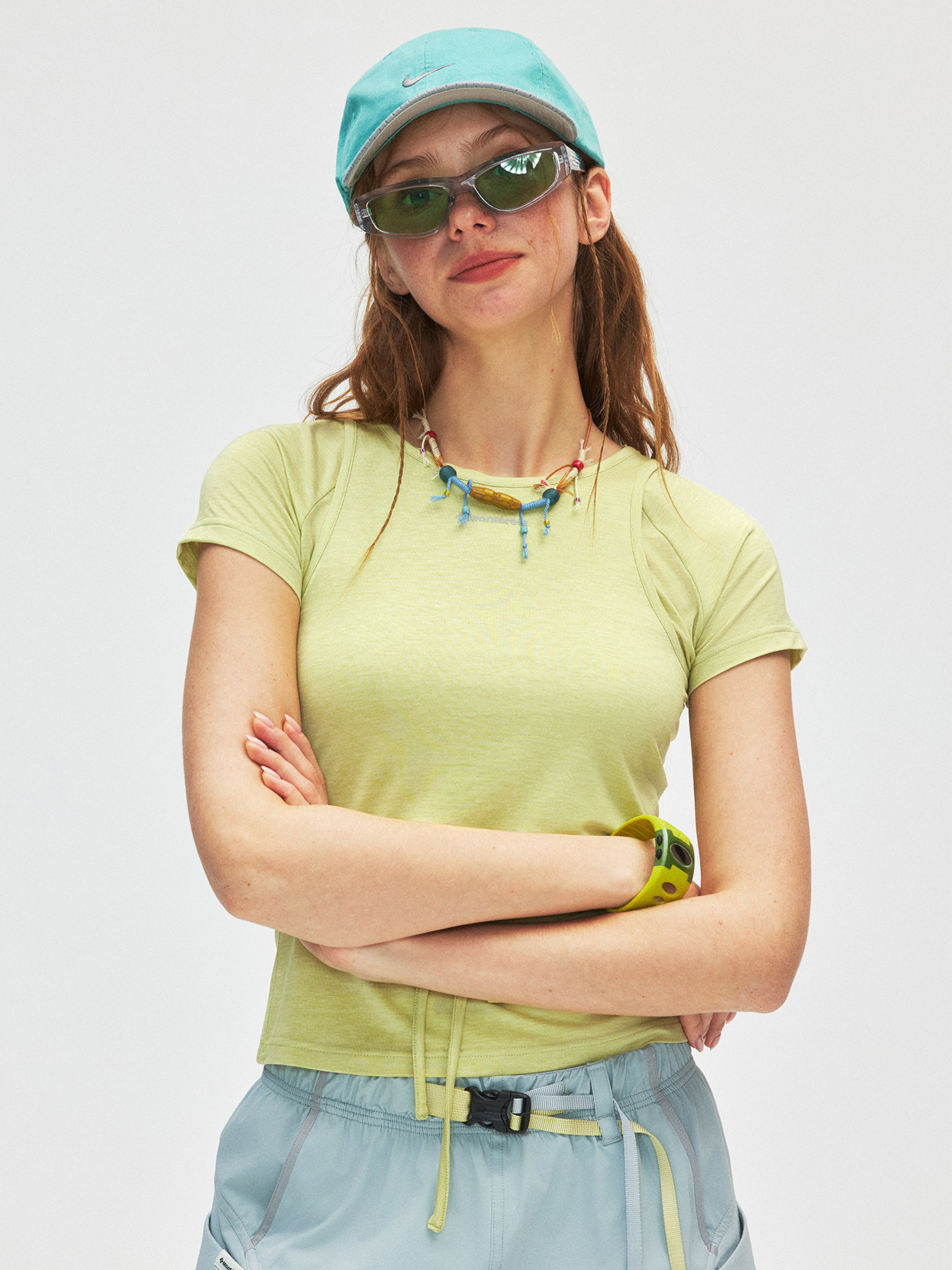 Caveloop - Women's 5A Antibacterial Yarn Slim Vest Short-Sleeve T-Shirt
