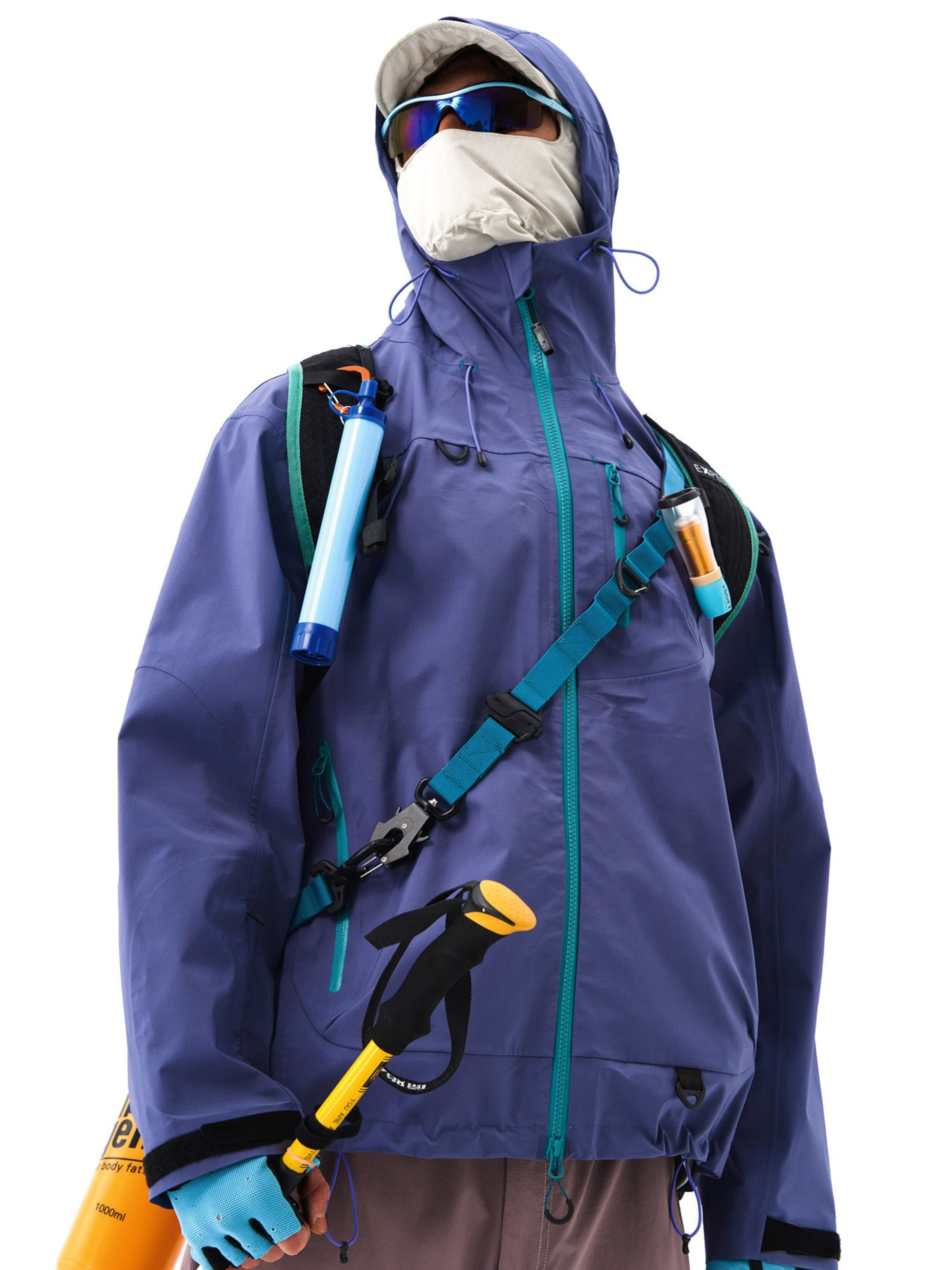 CampFlask - Men's 3-Layer Waterproof Hard Shell Jacket