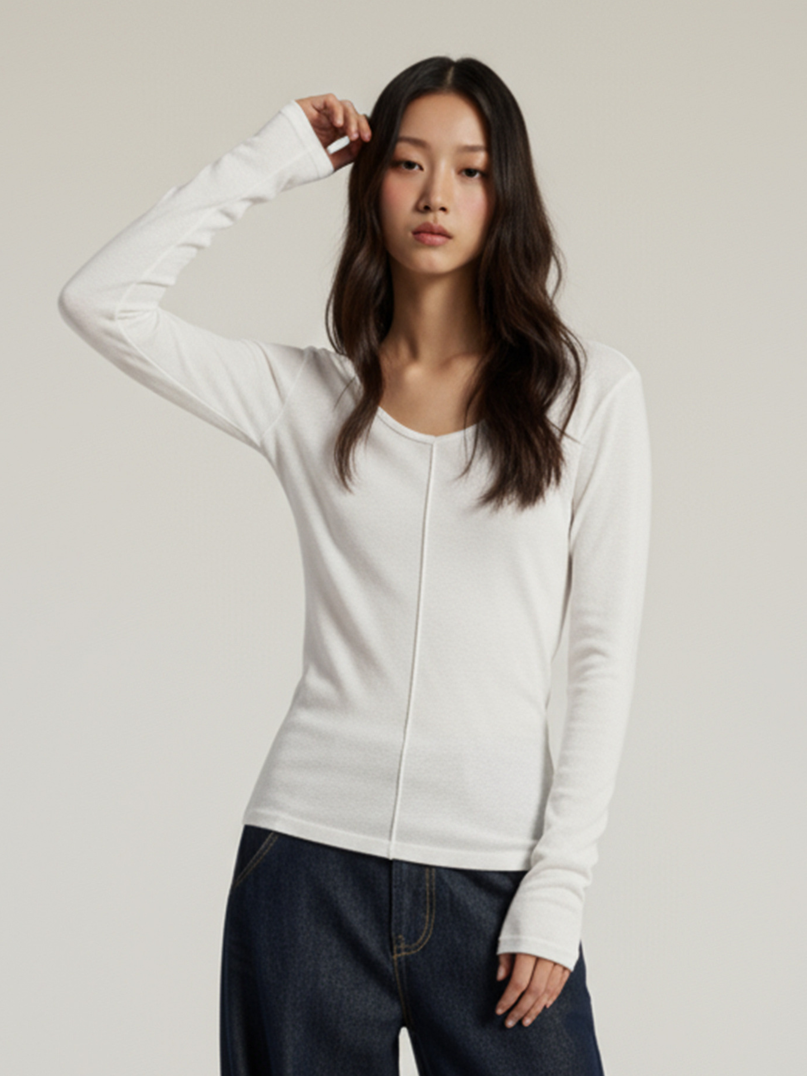 Cloudreach - Women's Tencel™ Wool V-Neck Base Layer Top