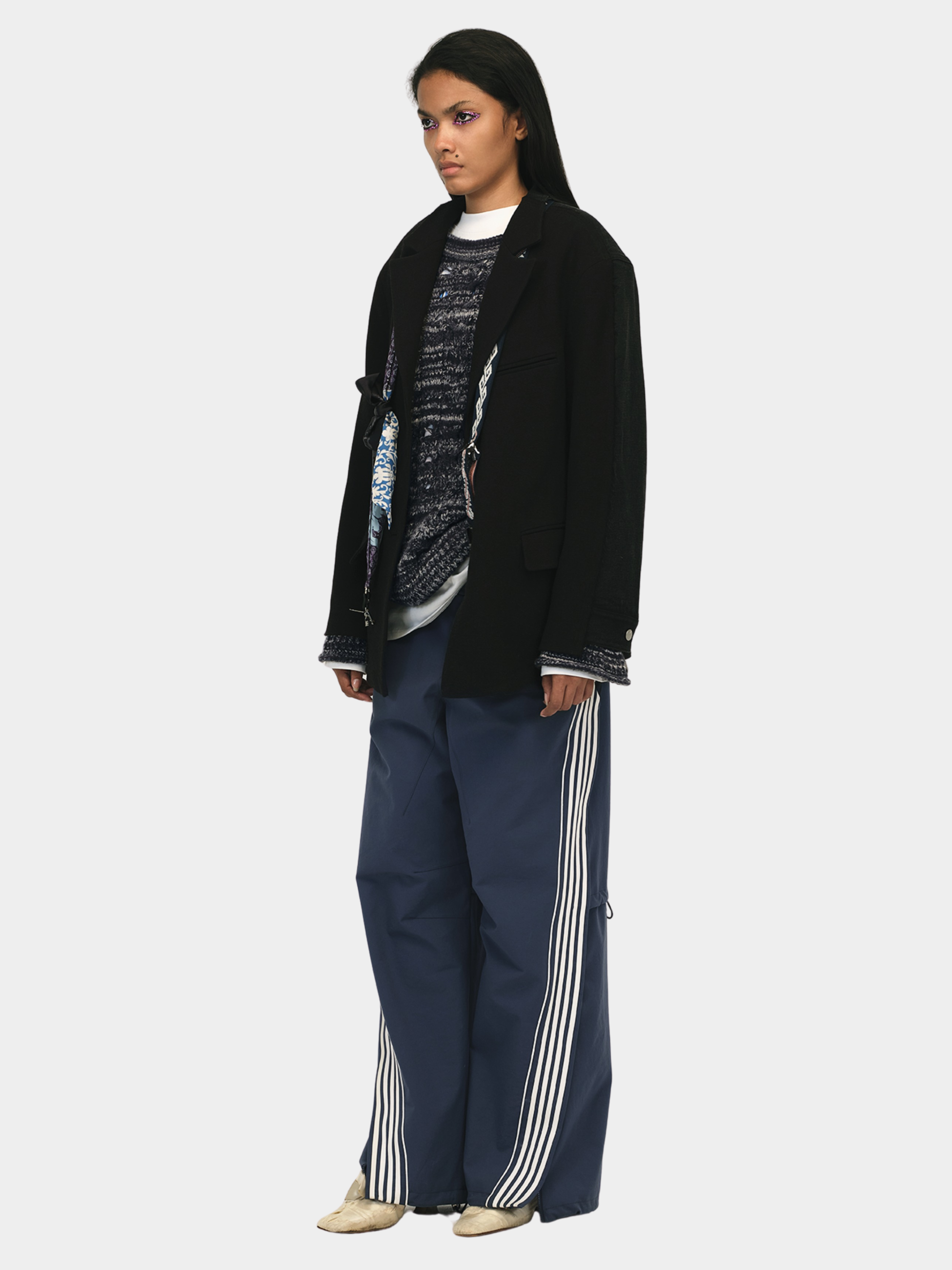 StoneBoard - Women's Panelled Drawstring Stripe Track Pants