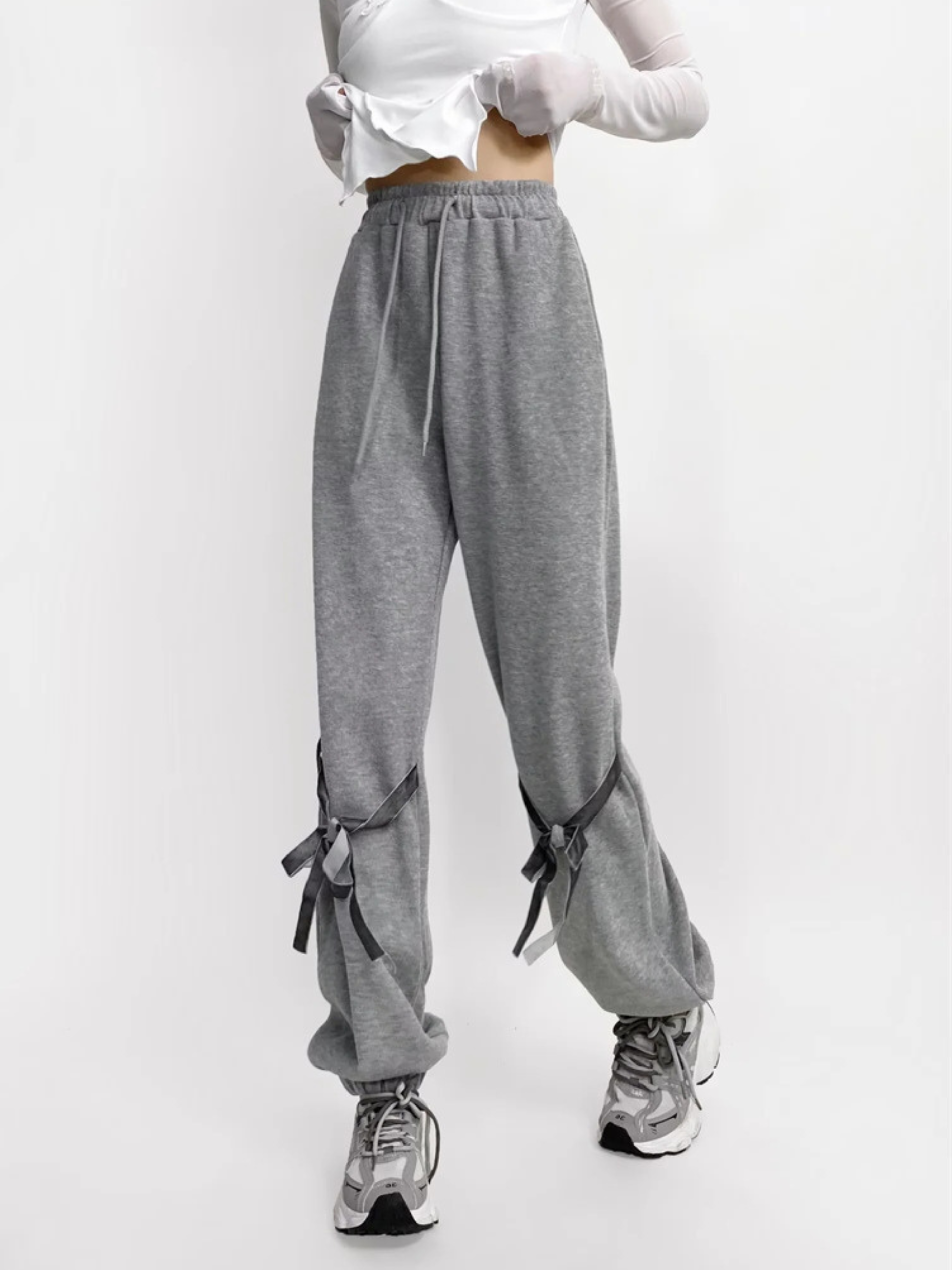 ThornScope - Women's Drawstring Elastic Waist Cuffed Pants