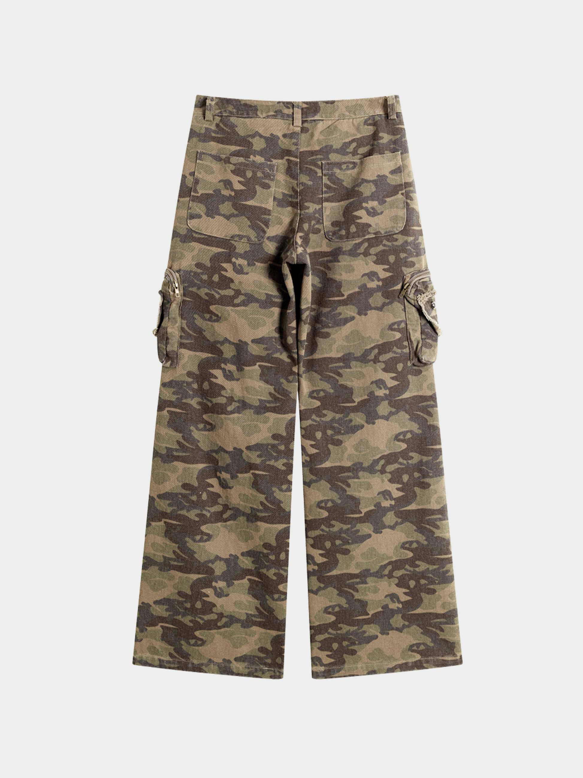 GlideBag - Men's Camo Flare Denim Pants GONGGAR SPORTS