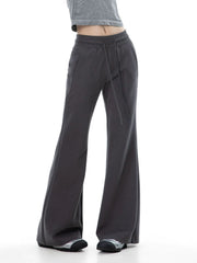 Slatepath - Women's Draped Cotton-Blend Slight Flare Yoga Pants