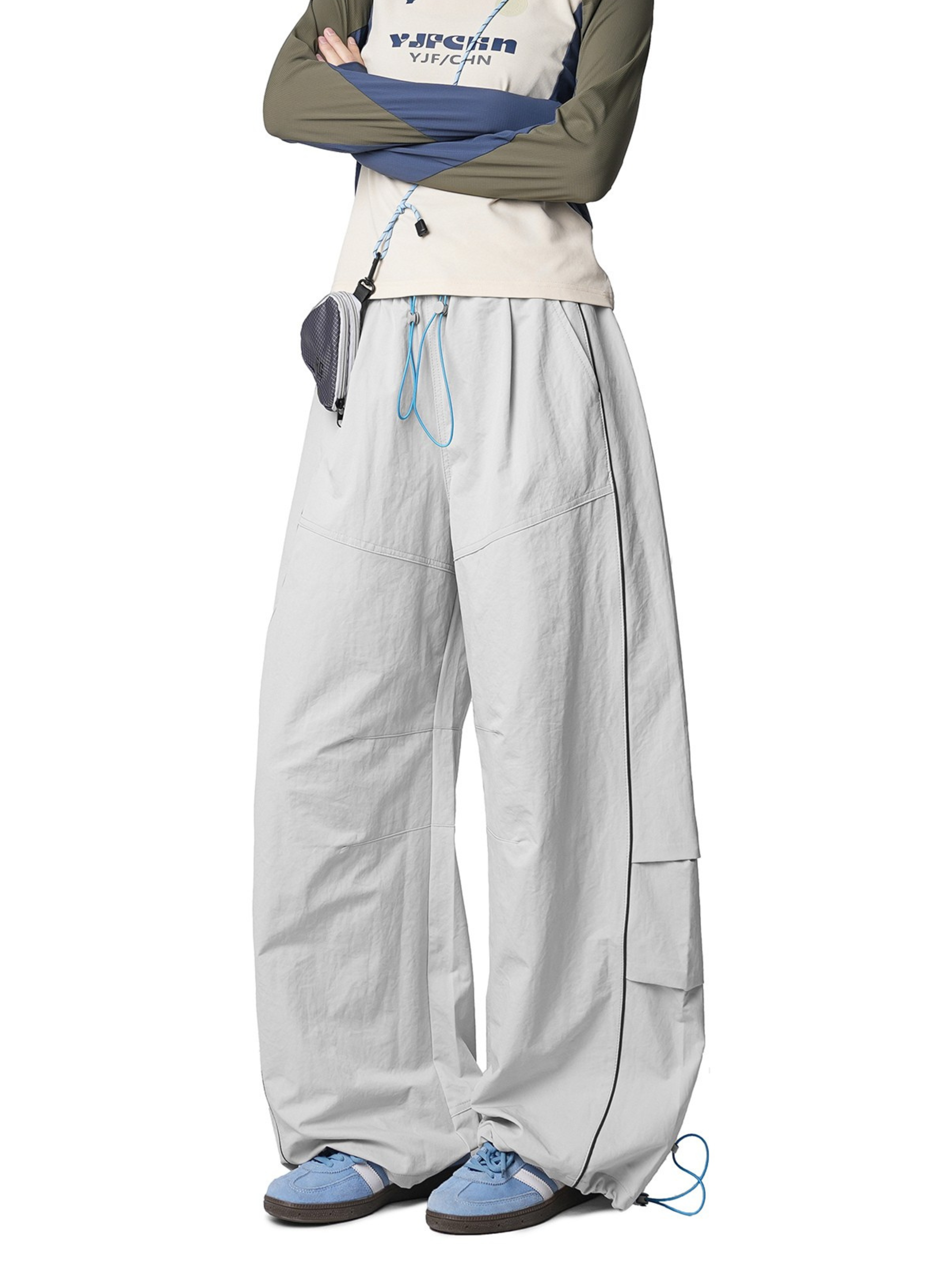 Earthtrail - Women's Straight-Leg Wide Cargo Paratrooper Pants