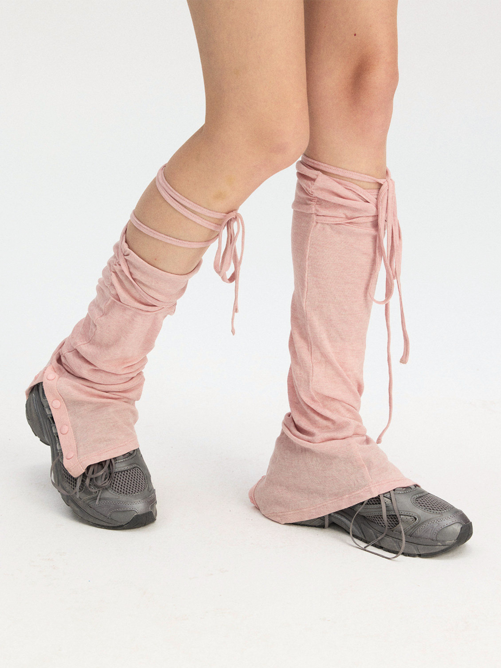 BellDrift - Women's Adjustable Tie-Up Flared Leg Warmers