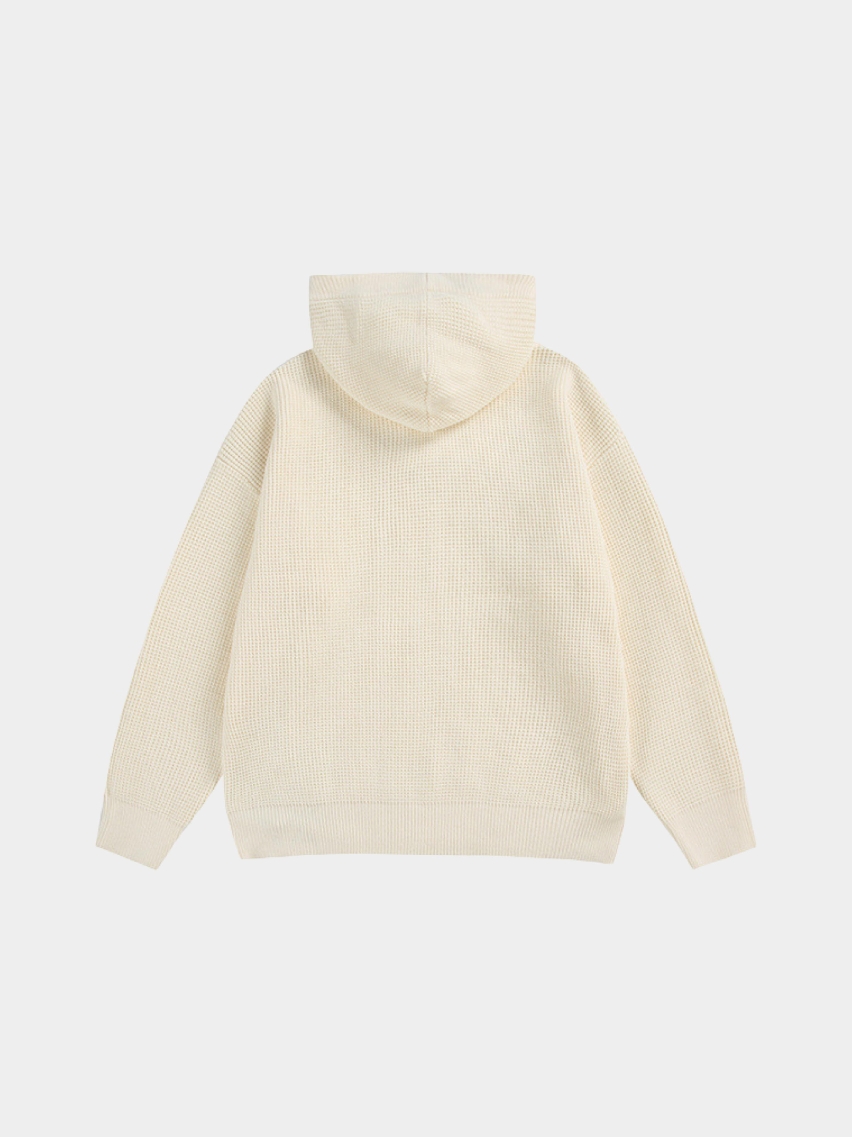 GlowBox - Men's Drawstring Hooded Knit Sweater