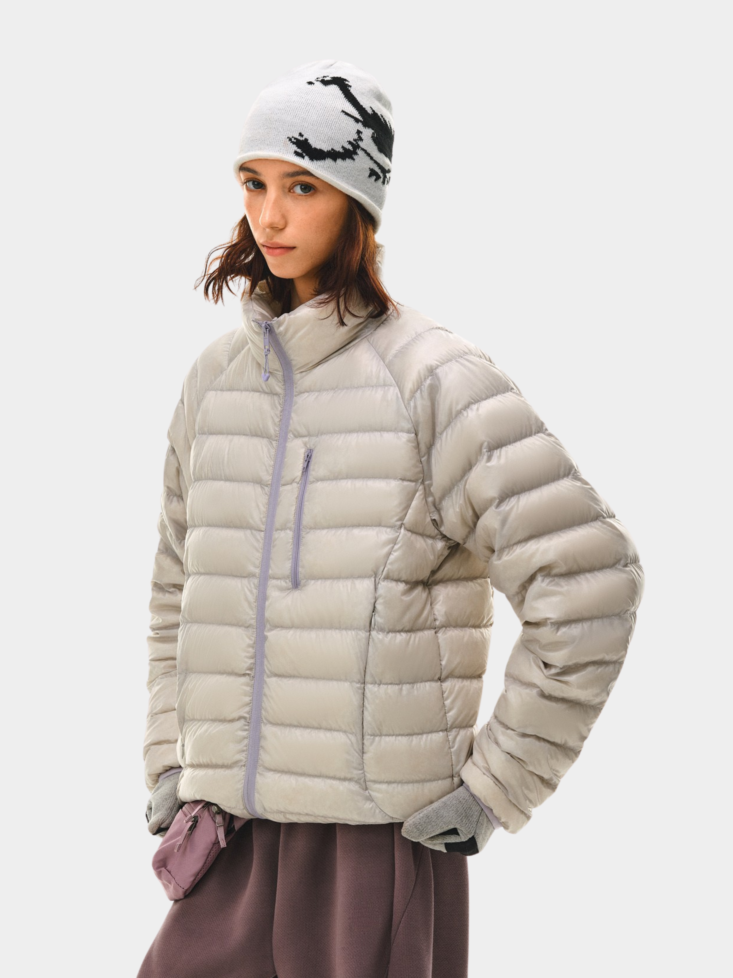 Wildfury - Unisex 90% White Duck Down Lightweight Puffer Jacket