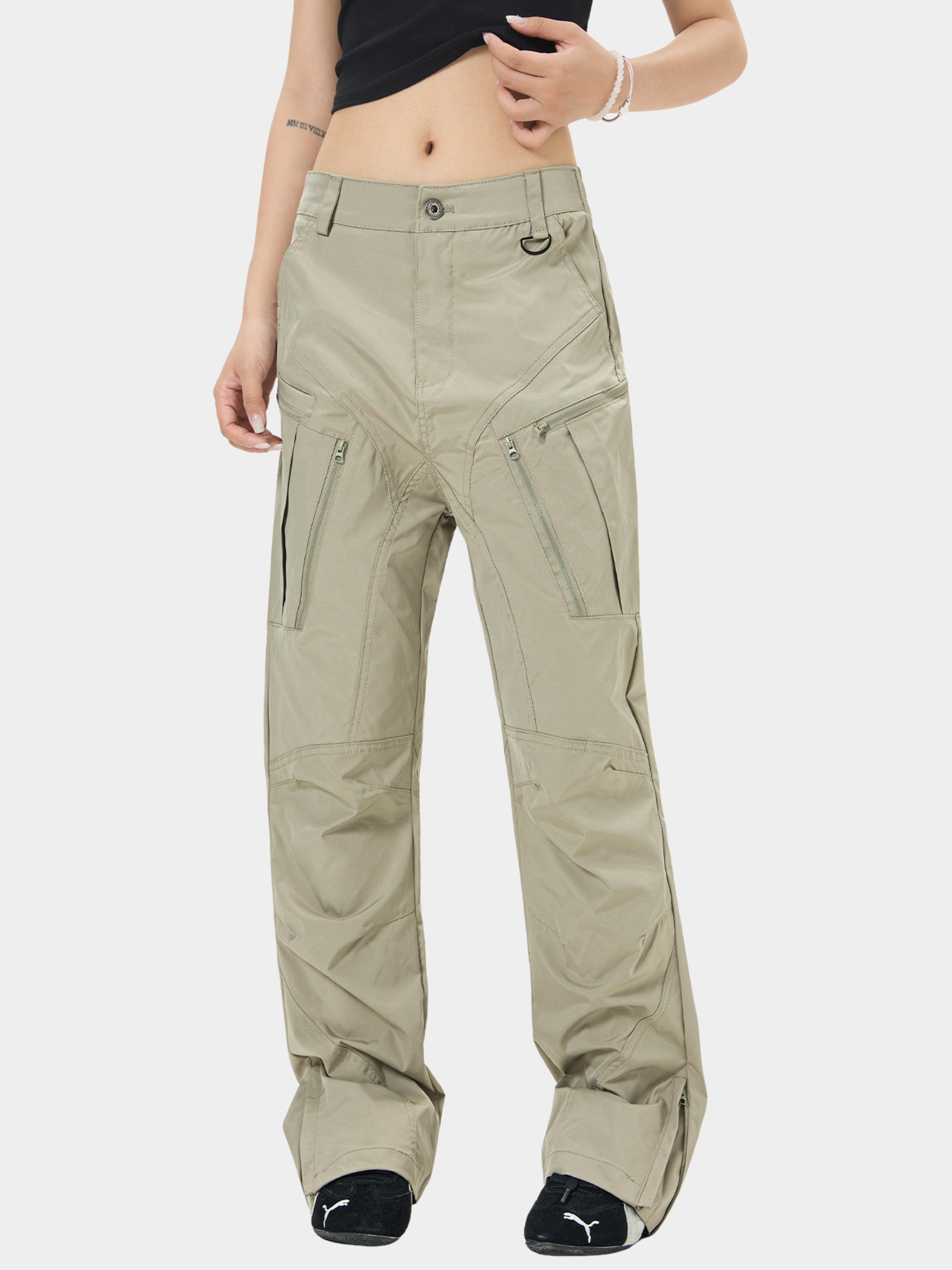 Aquastep - Women's Slim Fit Tapered Cargo Pants
