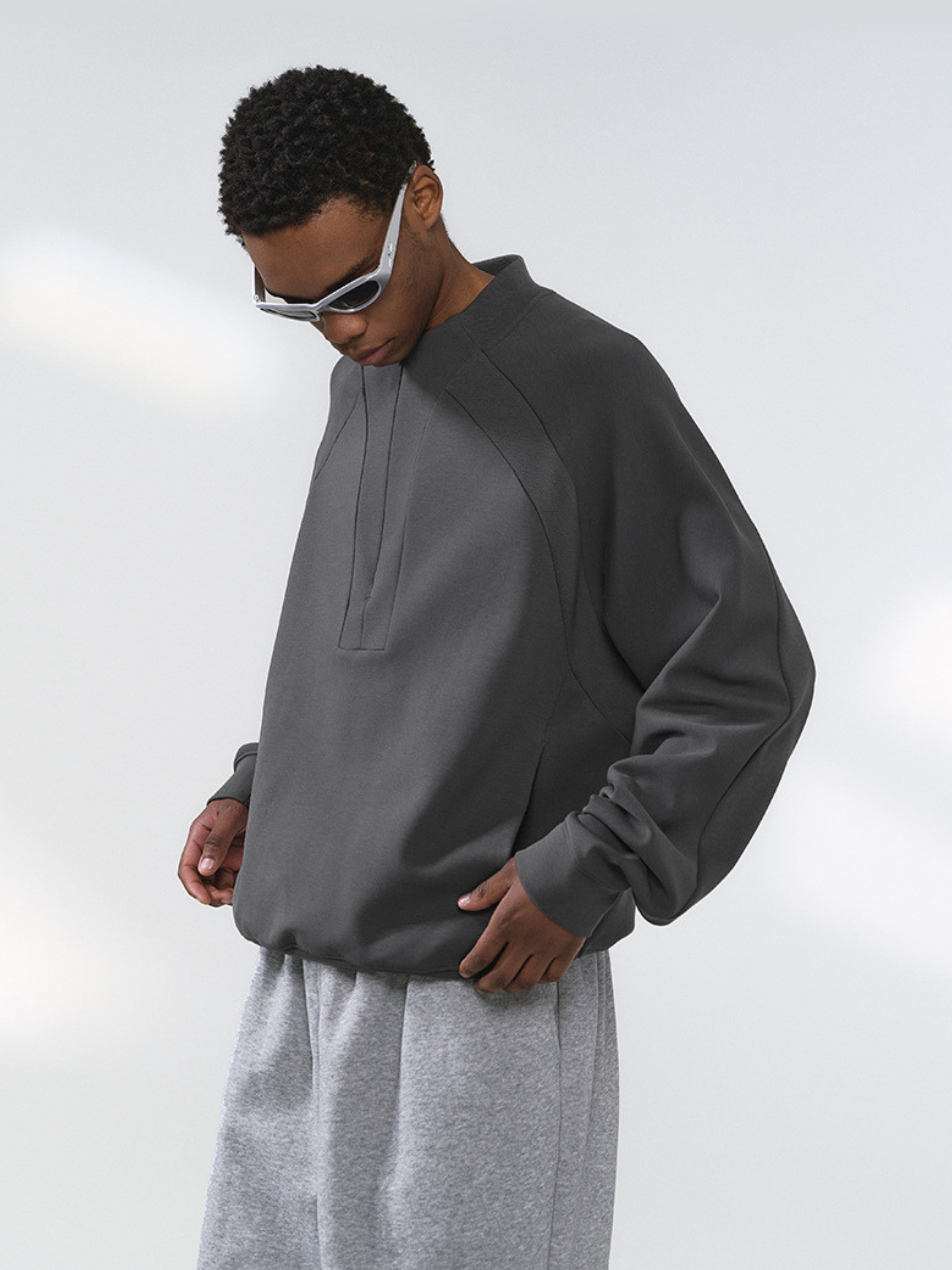 Valon - Unisex LYCRA® Stretch Half-Zip Sweatshirt