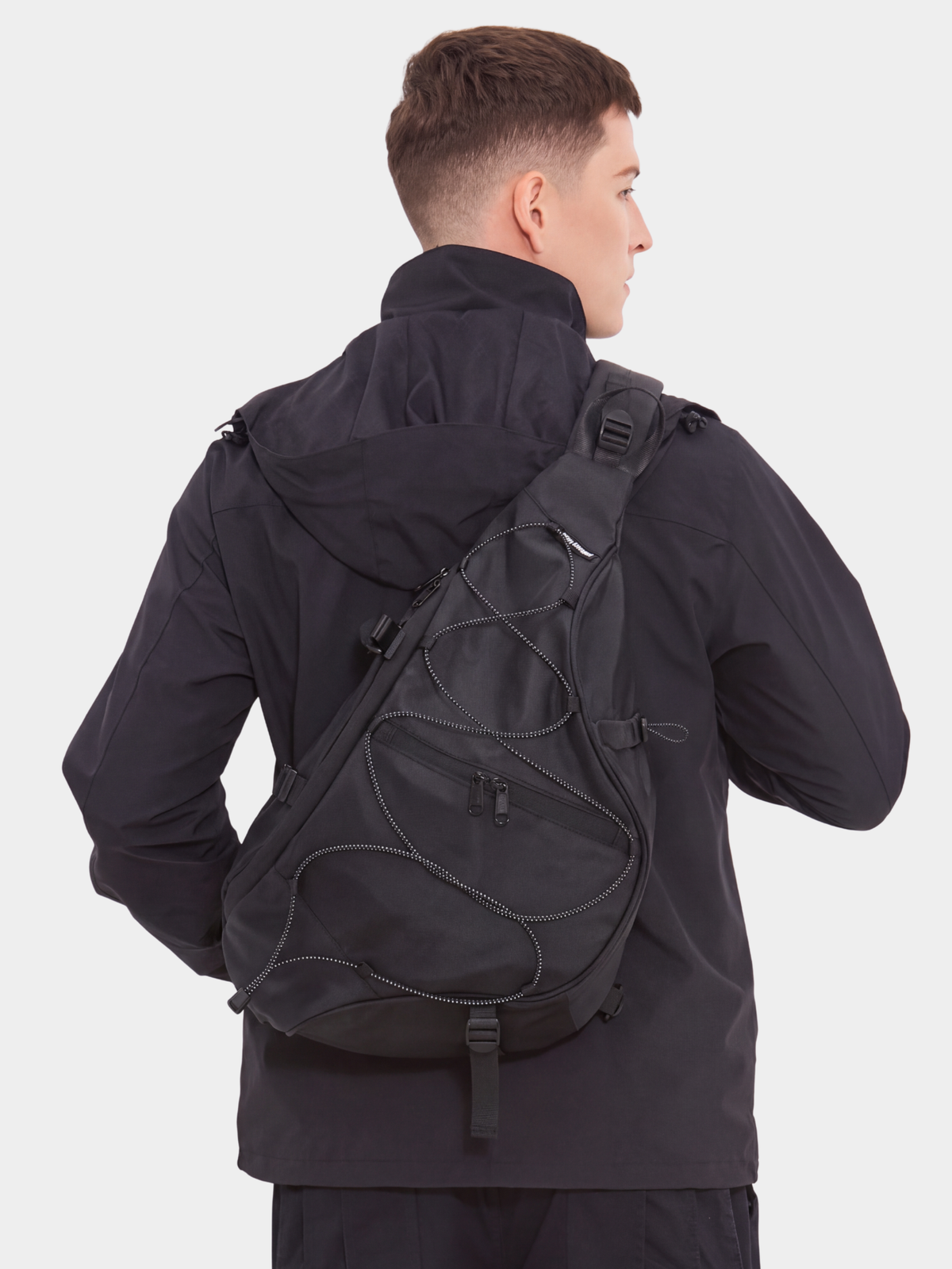 TravelLite - Multi-Compartment Water-Repellent Crossbody Bag