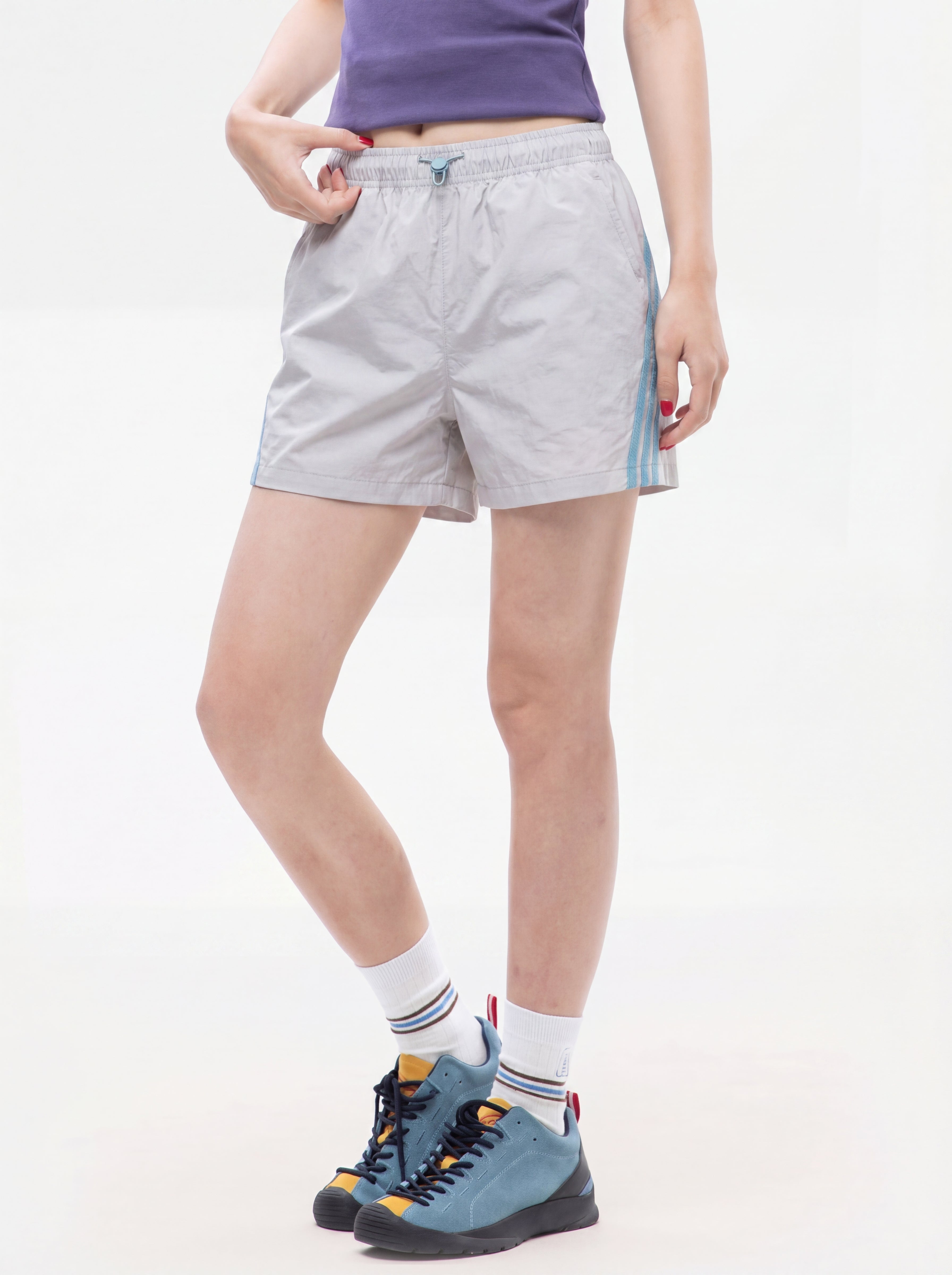 Solitude - Women's Side Stripe Lightweight Breathable Shorts