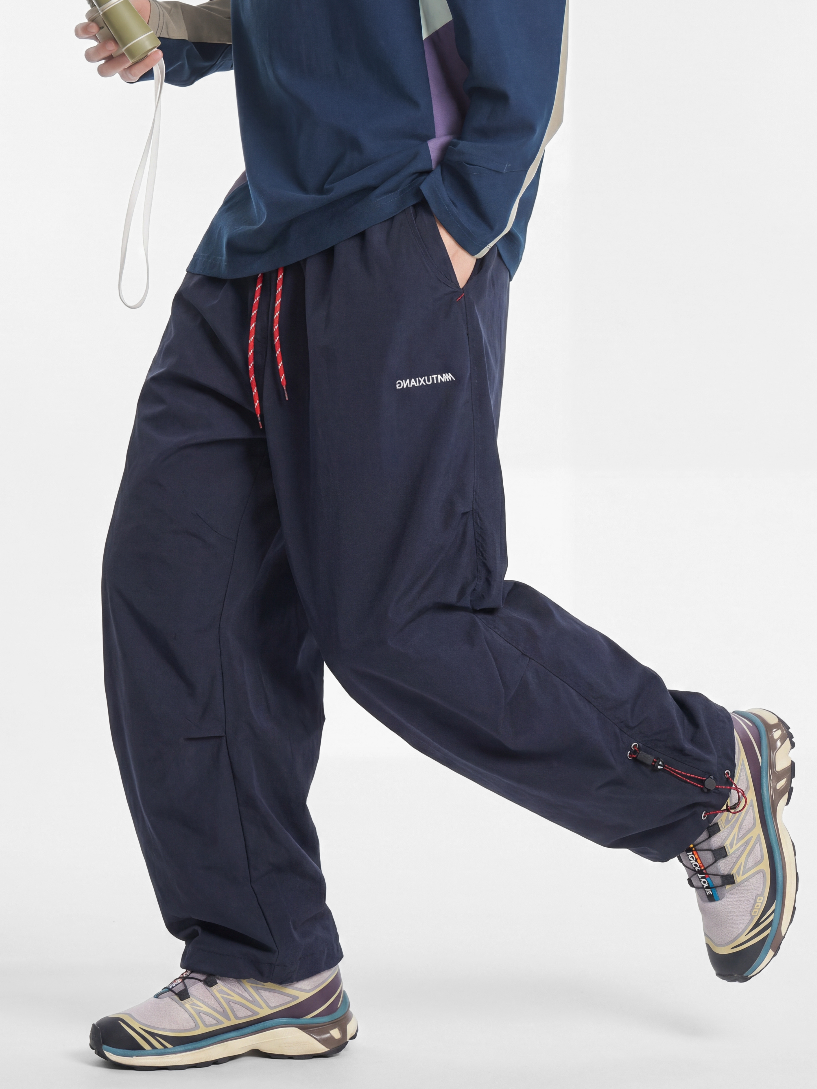AlpTrail - Unisex Lightweight Windproof Water-Repellent Shell Pants