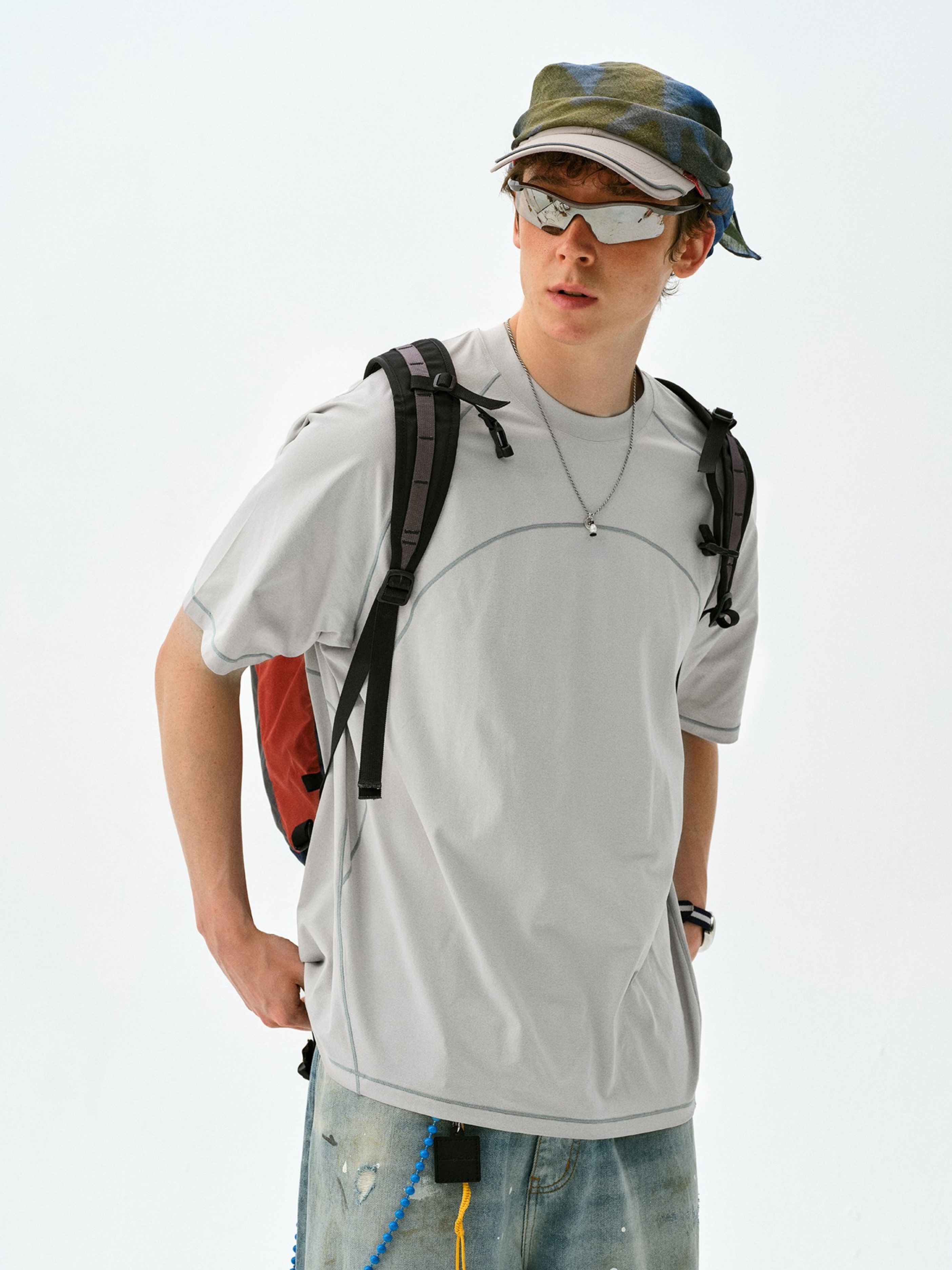 Emberreach - Unisex UPF50+ Moisture-Wicking Antibacterial Crewneck T-Shirt