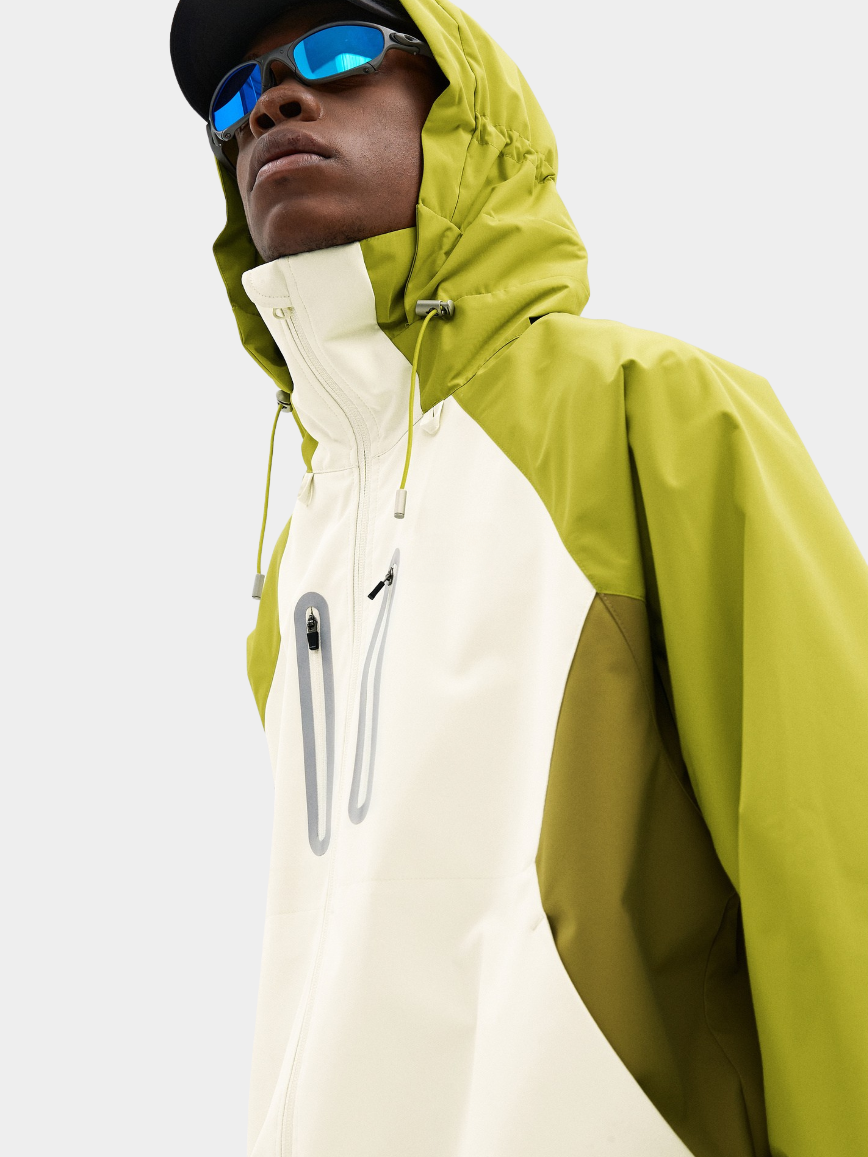 CampLamp - Men's Color-Block Lightweight Windproof Waterproof Jacket