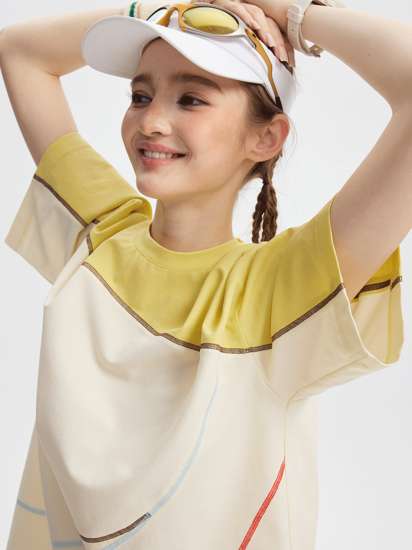 SwiftMove - Women's Quick-Dry Contrast Panel Performance T-Shirt