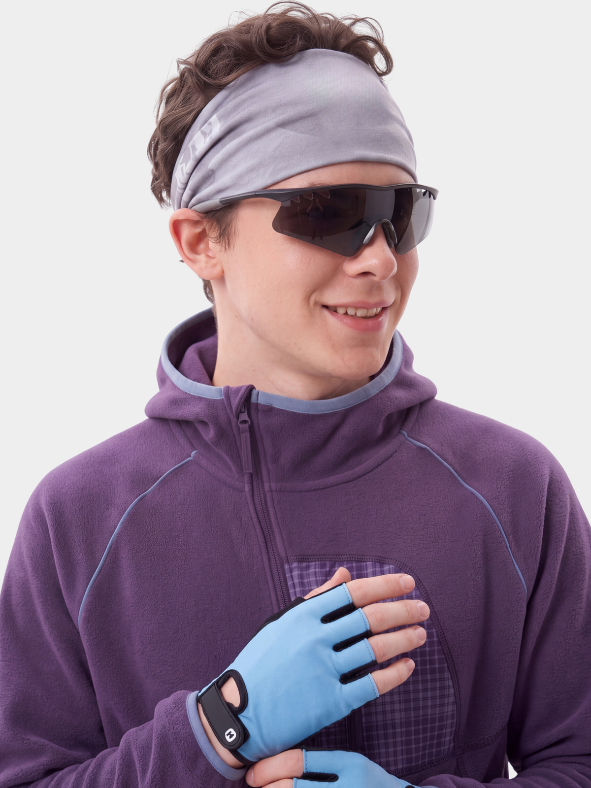 FrameDrift - Half-Rim UV Protection Photochromic Sunglasses