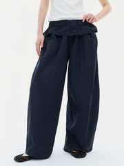 Stillness - Women's Paperbag Waist Balloon Pants