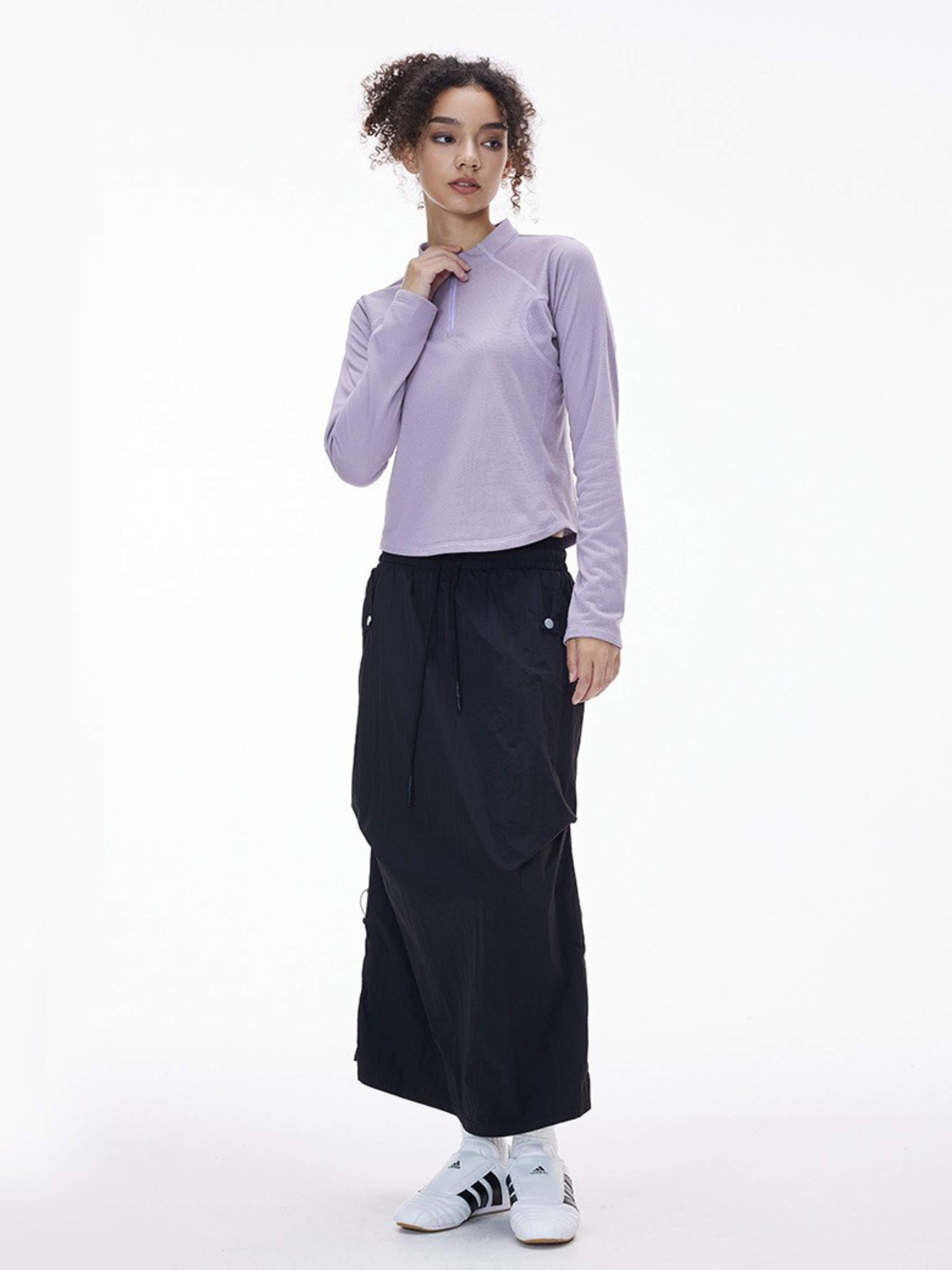 Shadowfern - Lightweight Thermal Half-Zip Sweatshirt