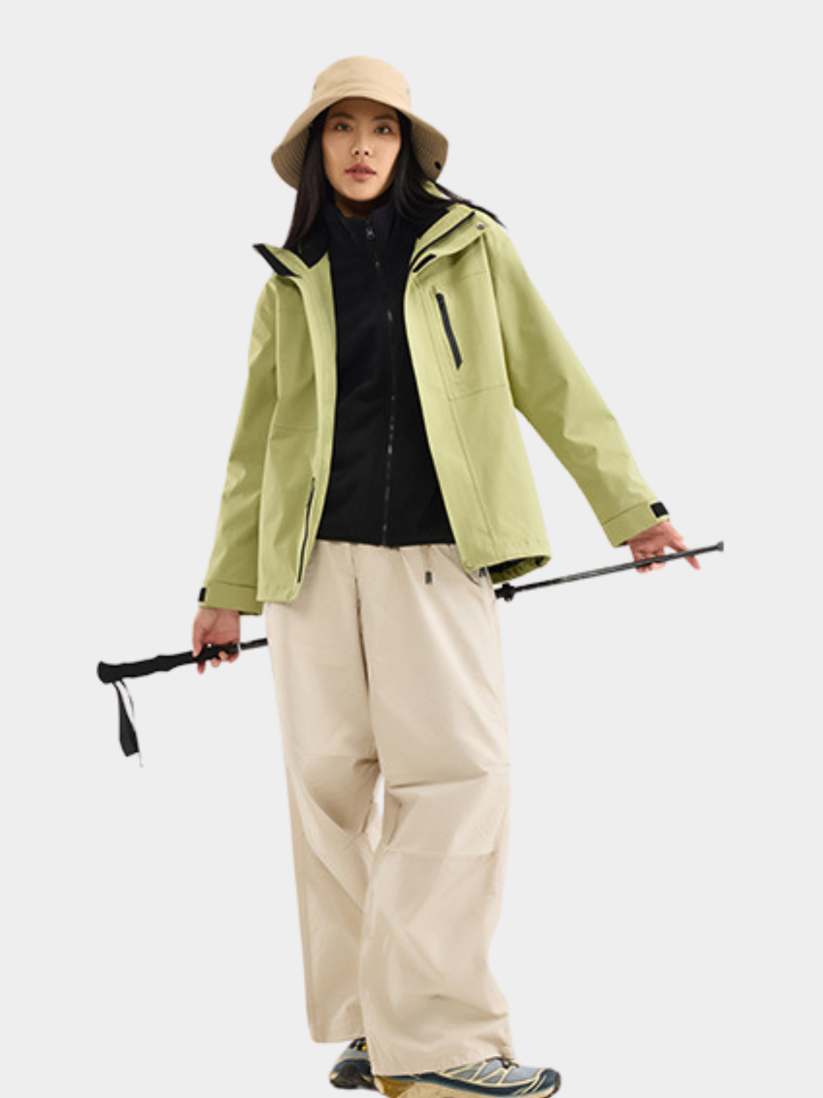 CanyonTote - 3-in-1 Graphene Tech Waterproof Down & Fleece Jacket