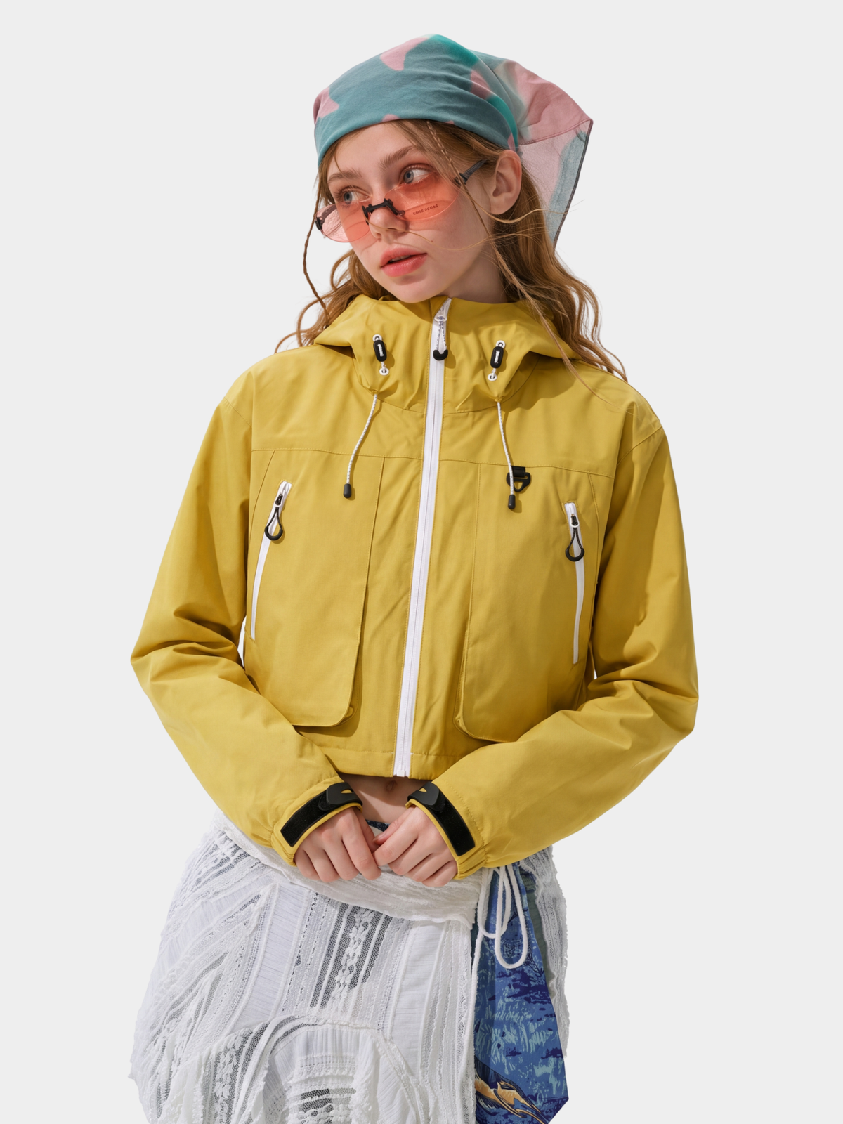 Castgear - Women's Water-Repellent Breathable Cropped Jacket