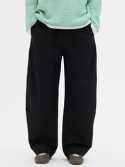 RiseDrift - Wrinkle-Resistant High-Waist Curved-Leg Pants
