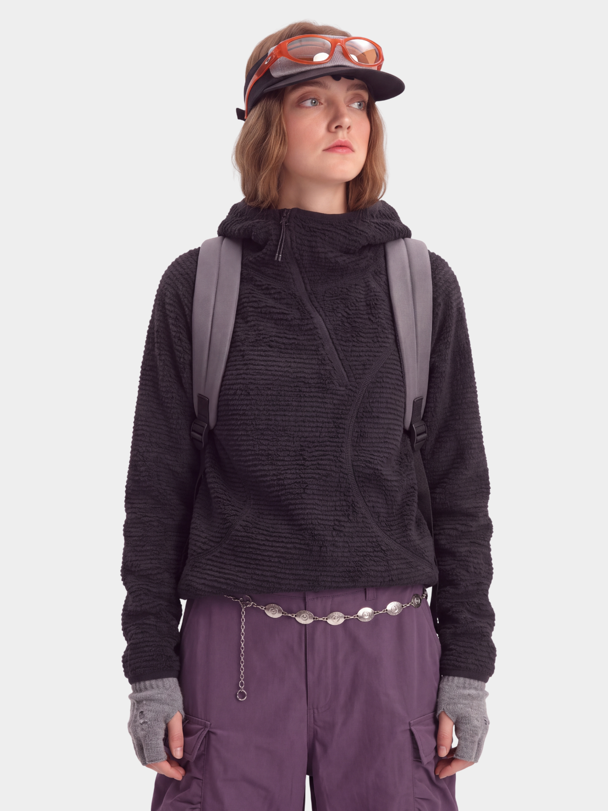 LiteMist - Lightweight Textured Fleece Half-Zip Sweatshirt