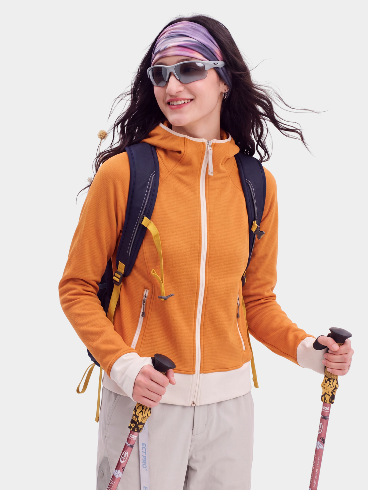 FluffGlide - Women's Breathable Stretch Grid Fleece Jacket