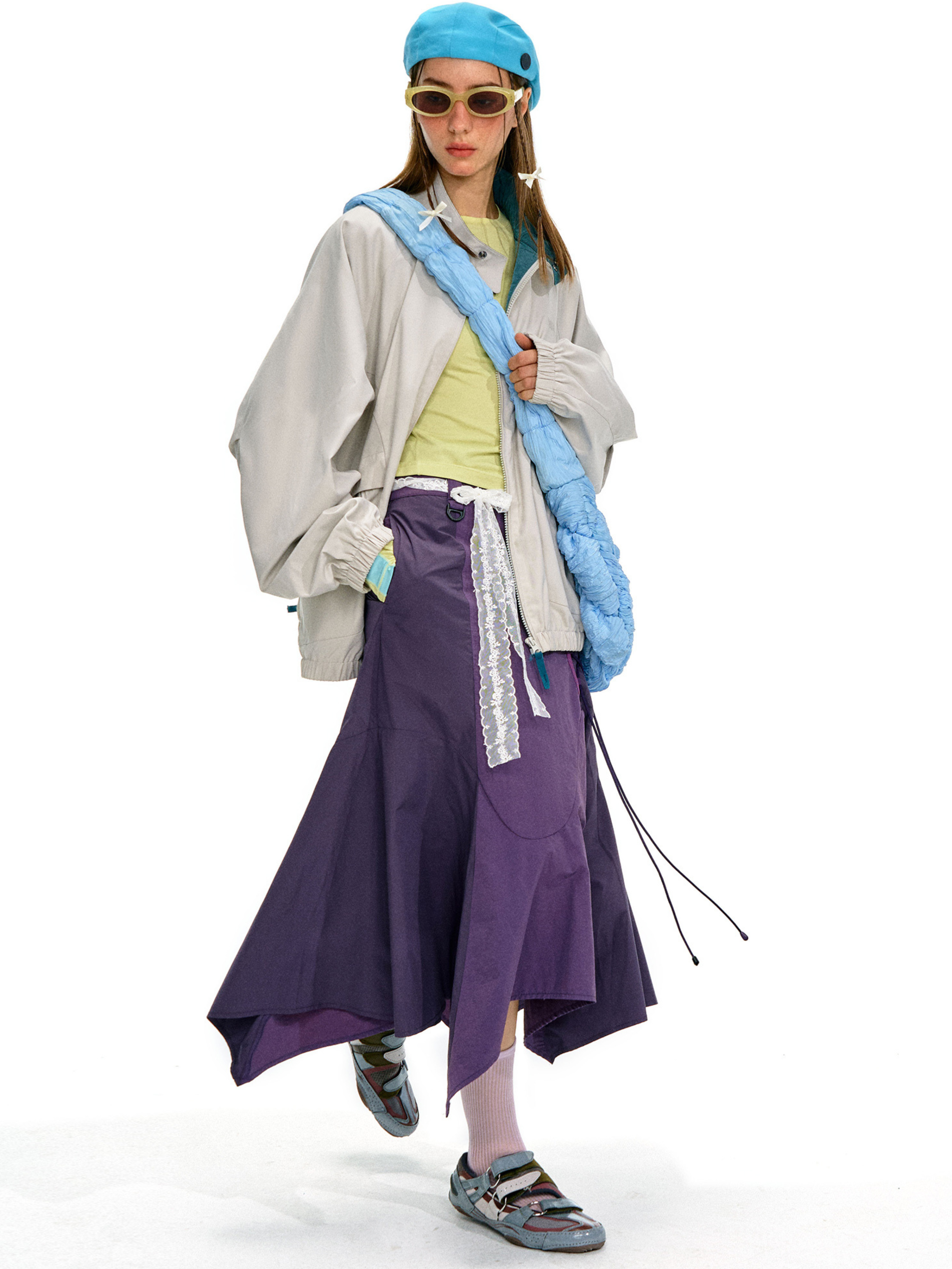 Firewhisper - Unisex Colorblock Stand-Collar Harrington Jacket