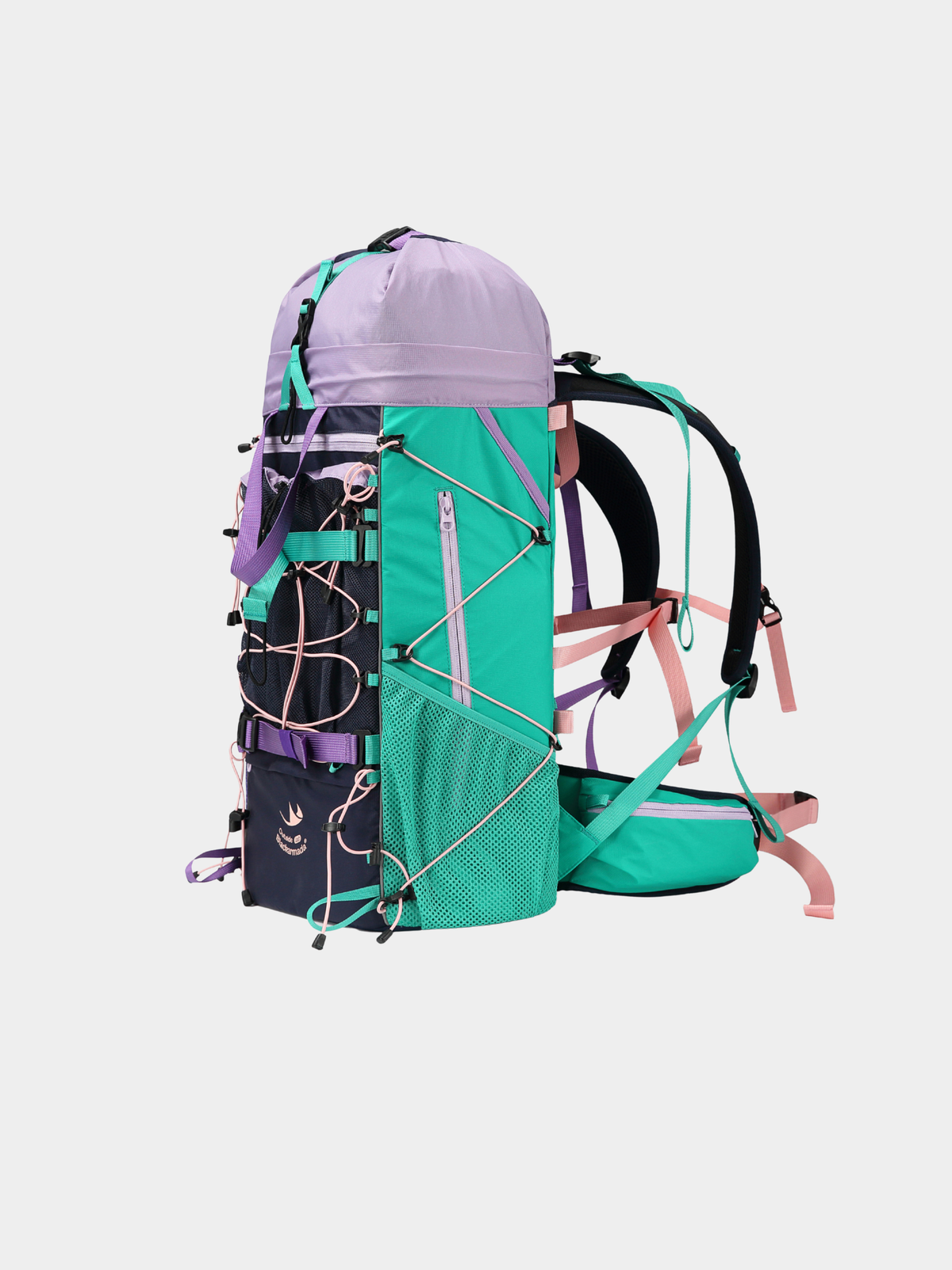 StashVeil - 30L Multi-Functional Color-Block Hiking Backpack