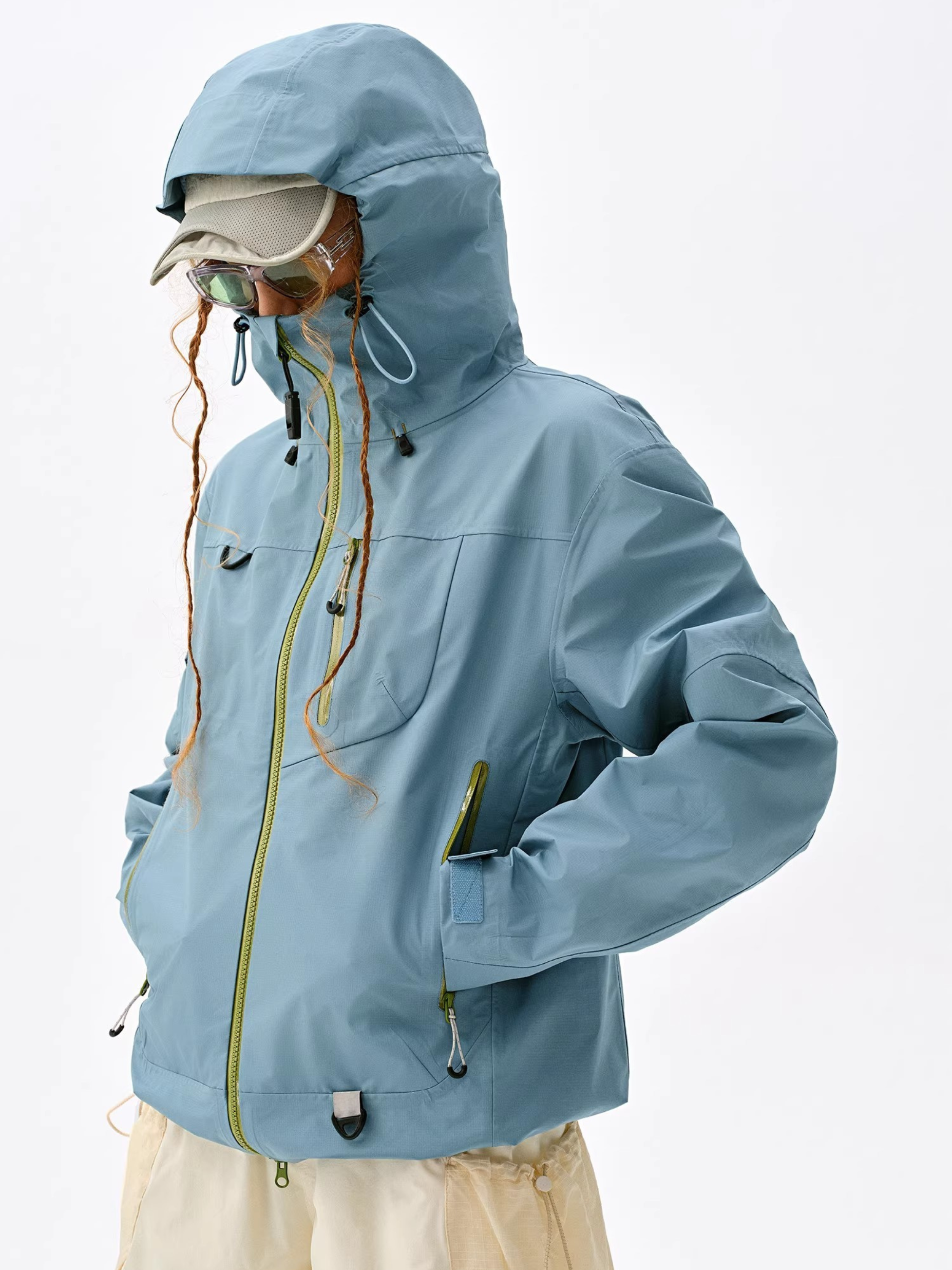 AshNest - Unisex Windproof & Waterproof Hard Shell Jacket GONGGAR SPORTS