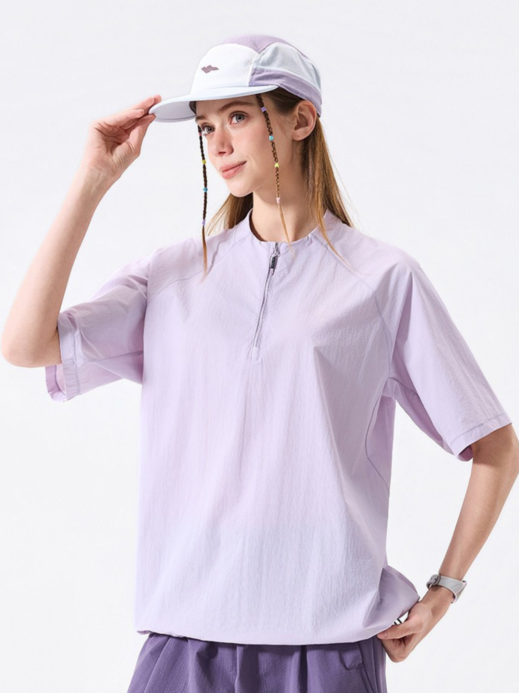 VentFlow - Moisture-Wicking Half-Zip Quick-Dry T-Shirt