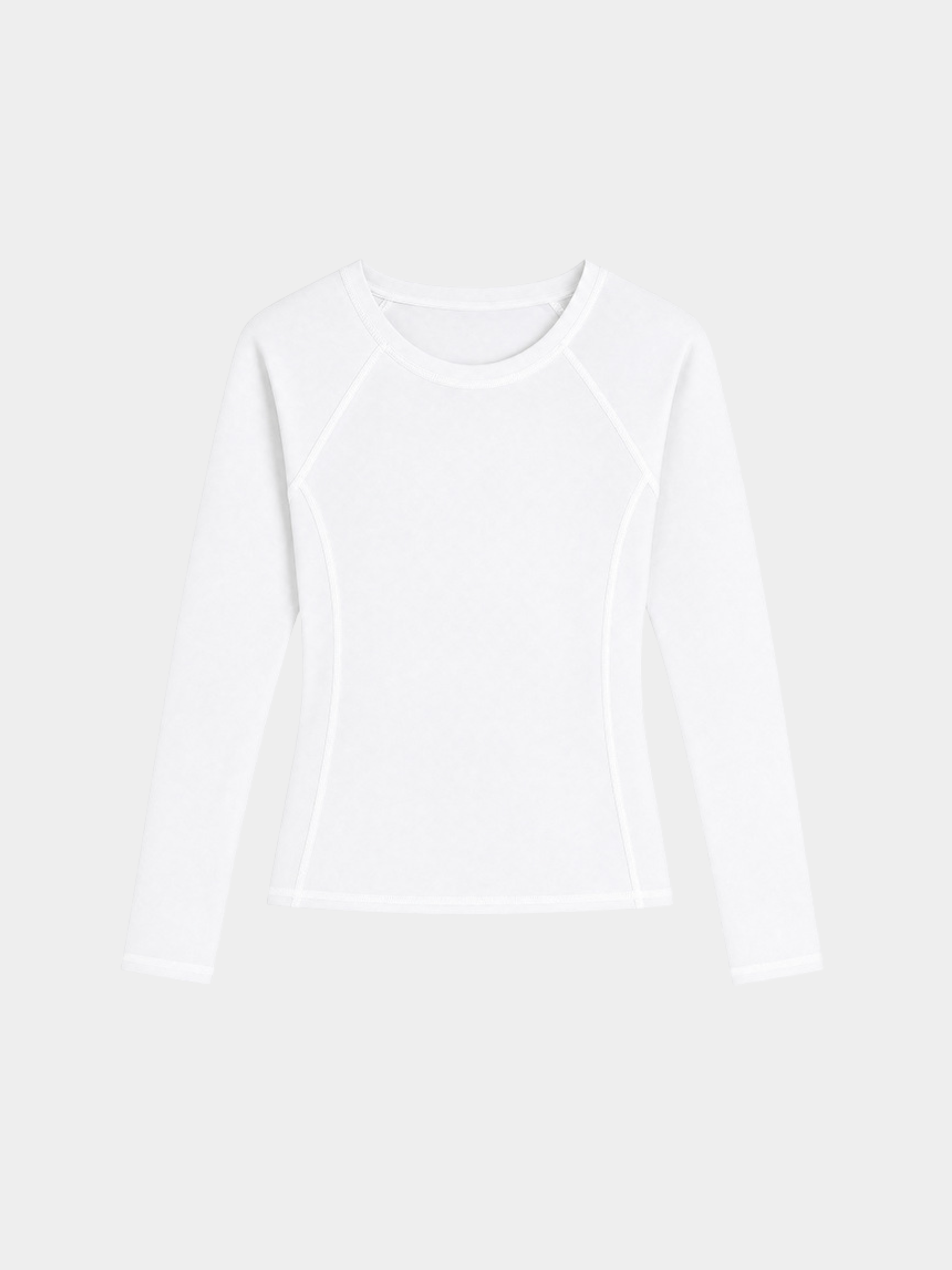 StitchFit - Women's Contrast Stitch Slim Fit Quick-Dry Long Sleeve Top