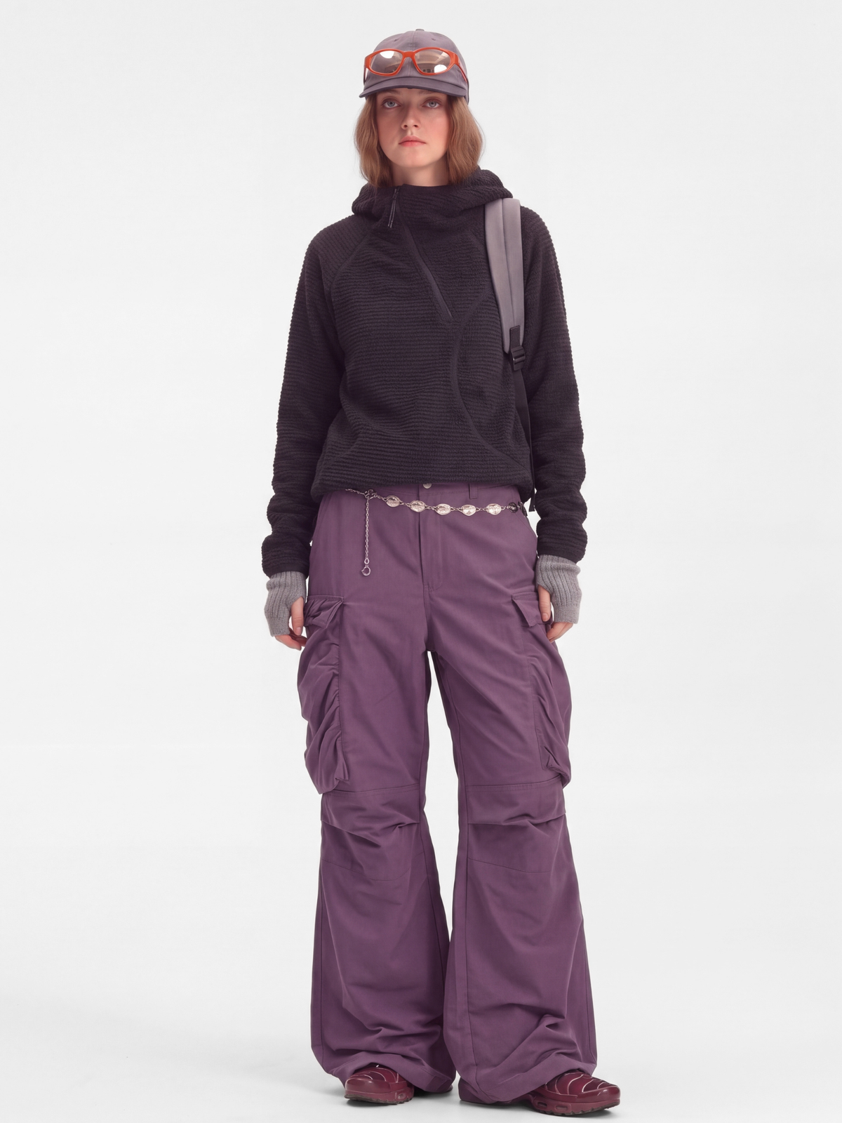 LiteMist - Lightweight Textured Fleece Half-Zip Sweatshirt