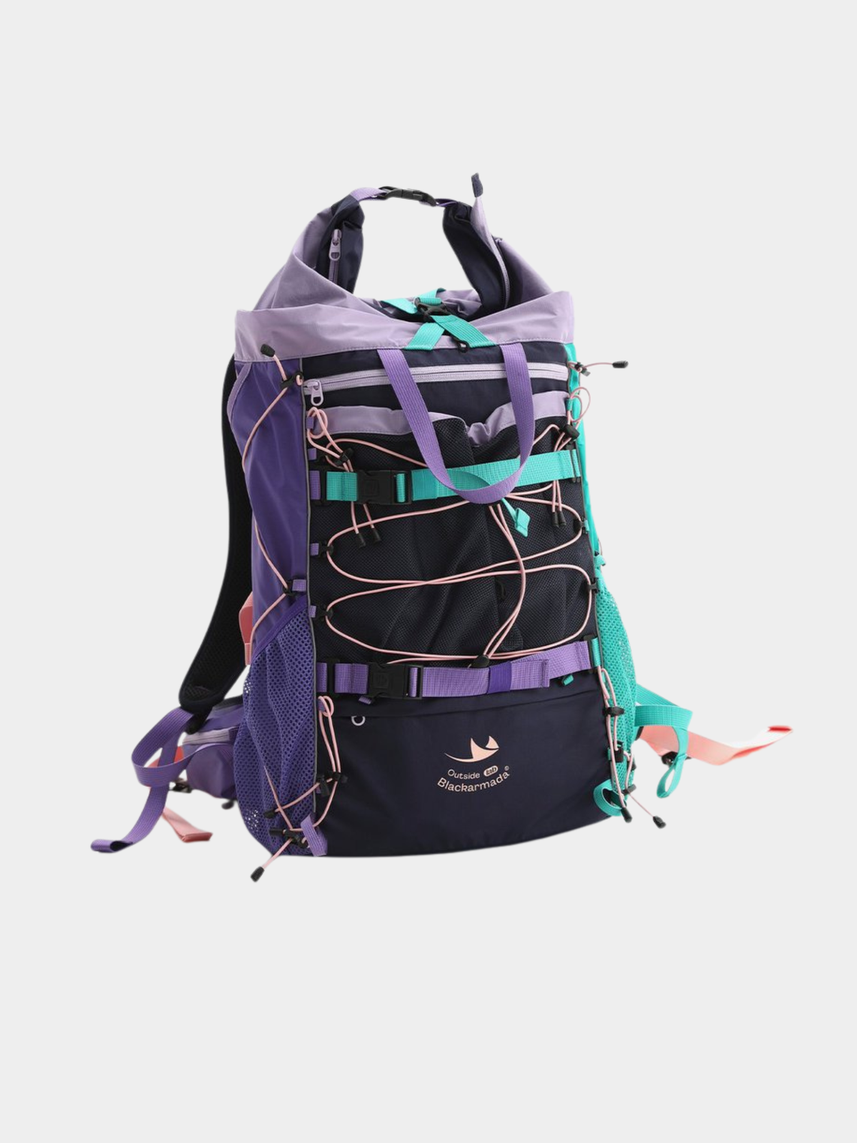 StashVeil - 30L Multi-Functional Color-Block Hiking Backpack