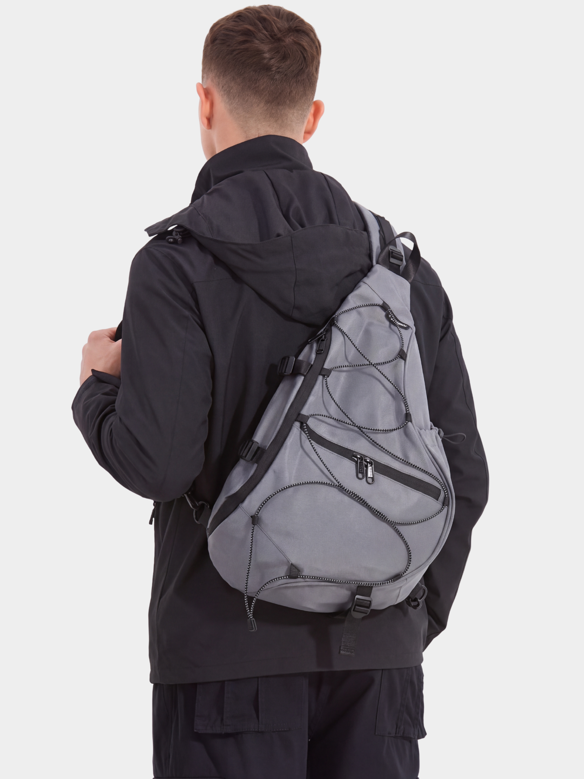TravelLite - Multi-Compartment Water-Repellent Crossbody Bag