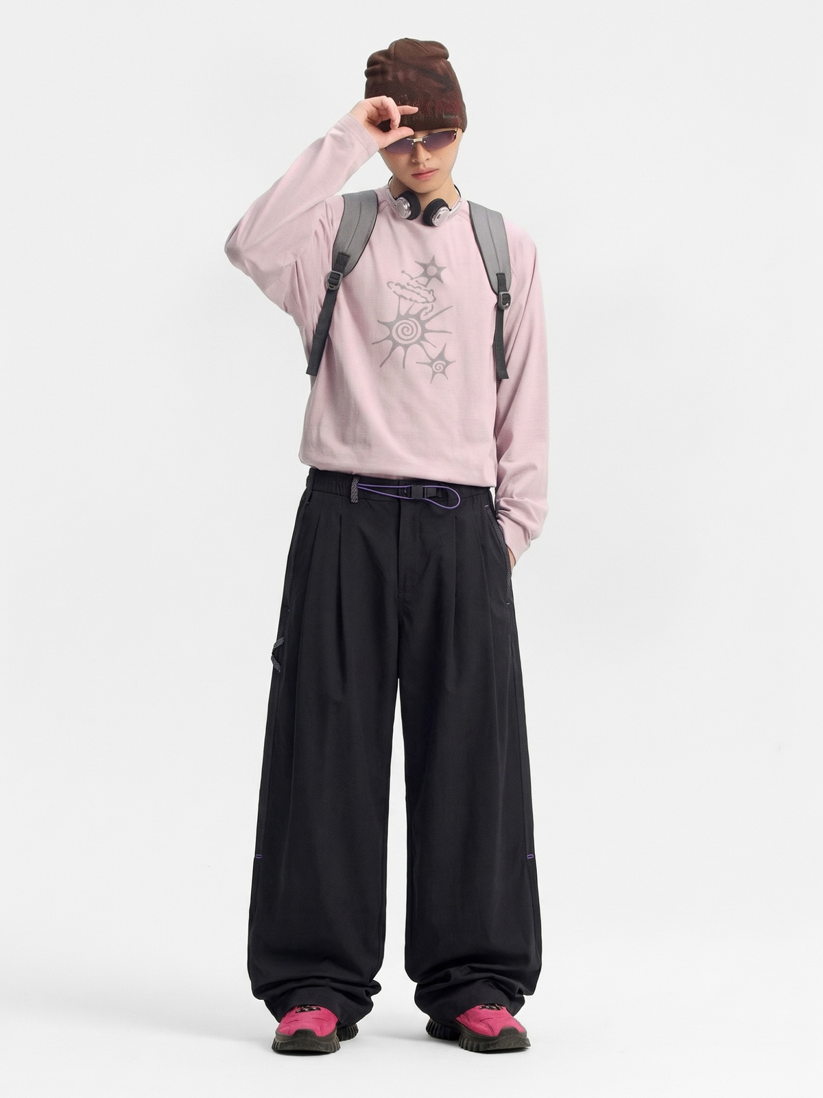 SplitDrift - Unisex Water-Repellent Lightweight Stretch Wide-Leg Outdoor Pants