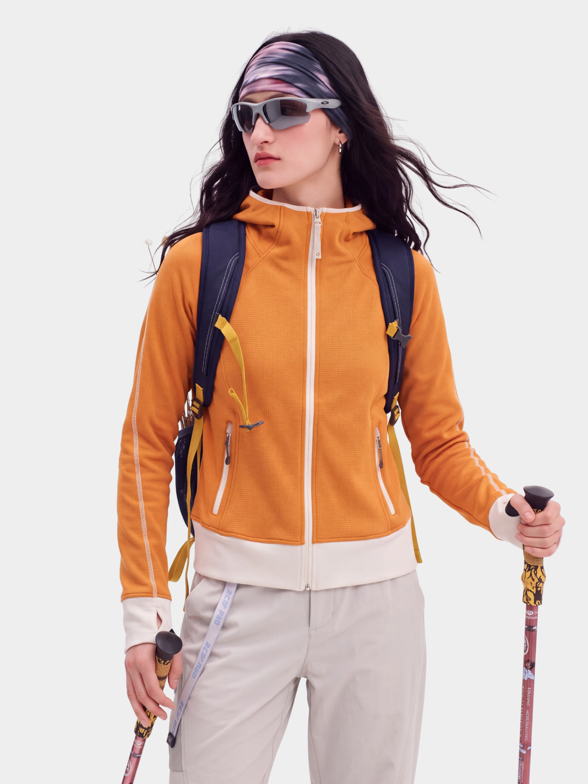 FluffGlide - Women's Breathable Stretch Grid Fleece Jacket