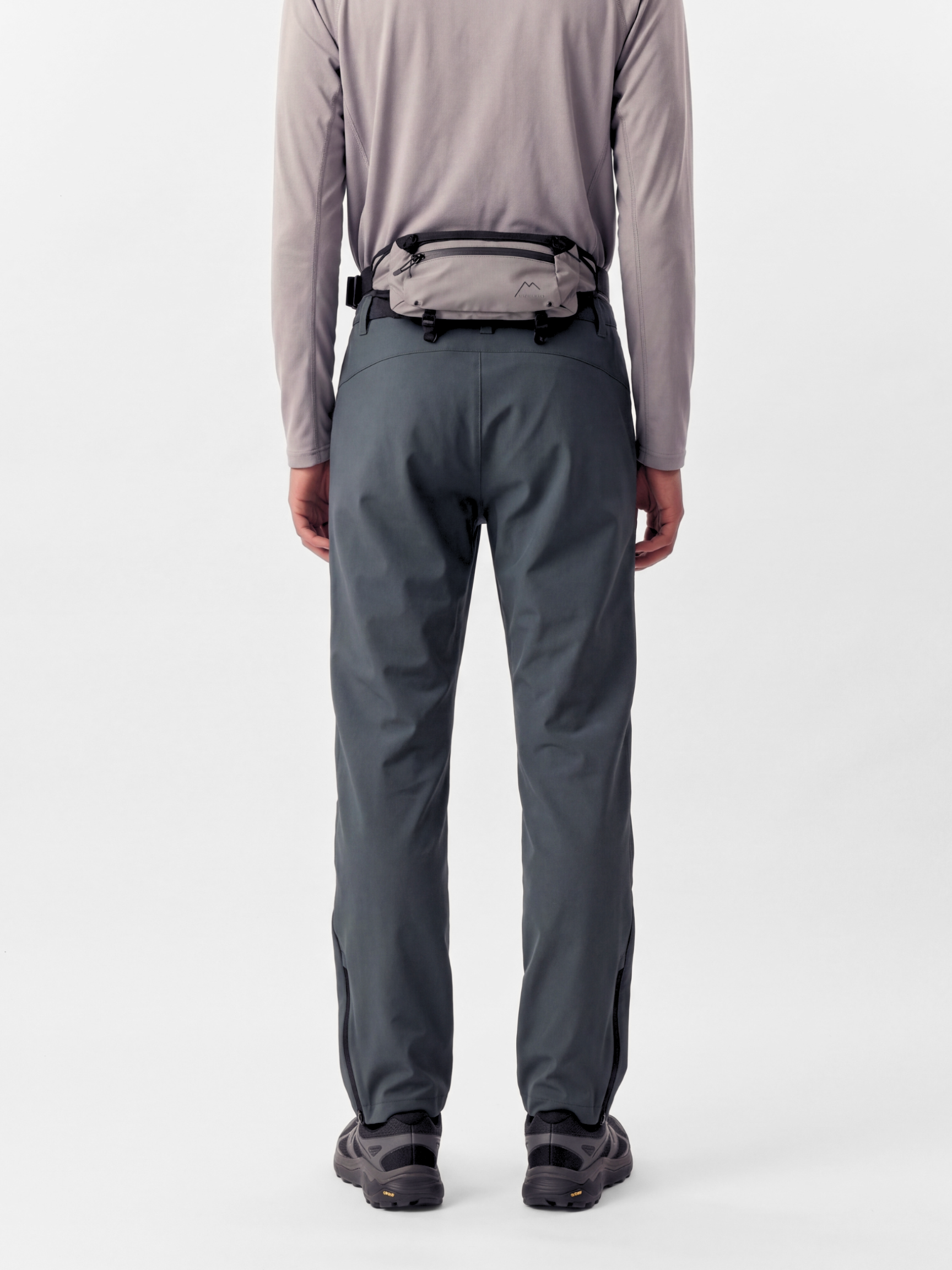 AlpineShift - Men's Windproof Fleece-Lined Side-Zip Softshell Pants