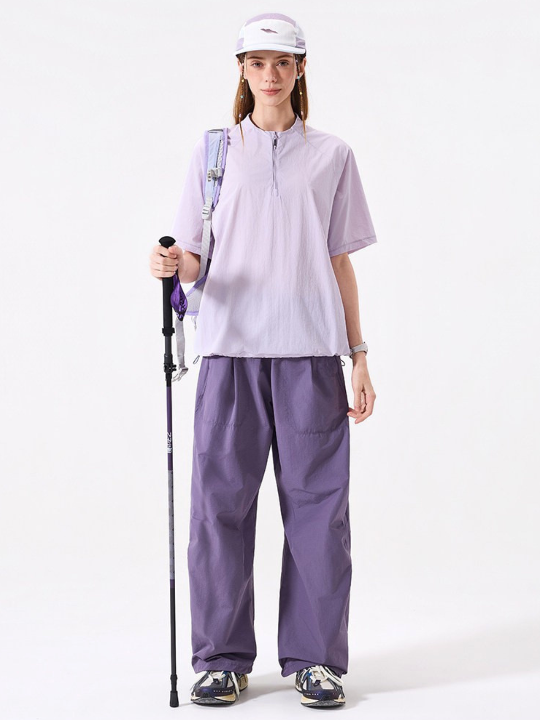 VentFlow - Moisture-Wicking Half-Zip Quick-Dry T-Shirt