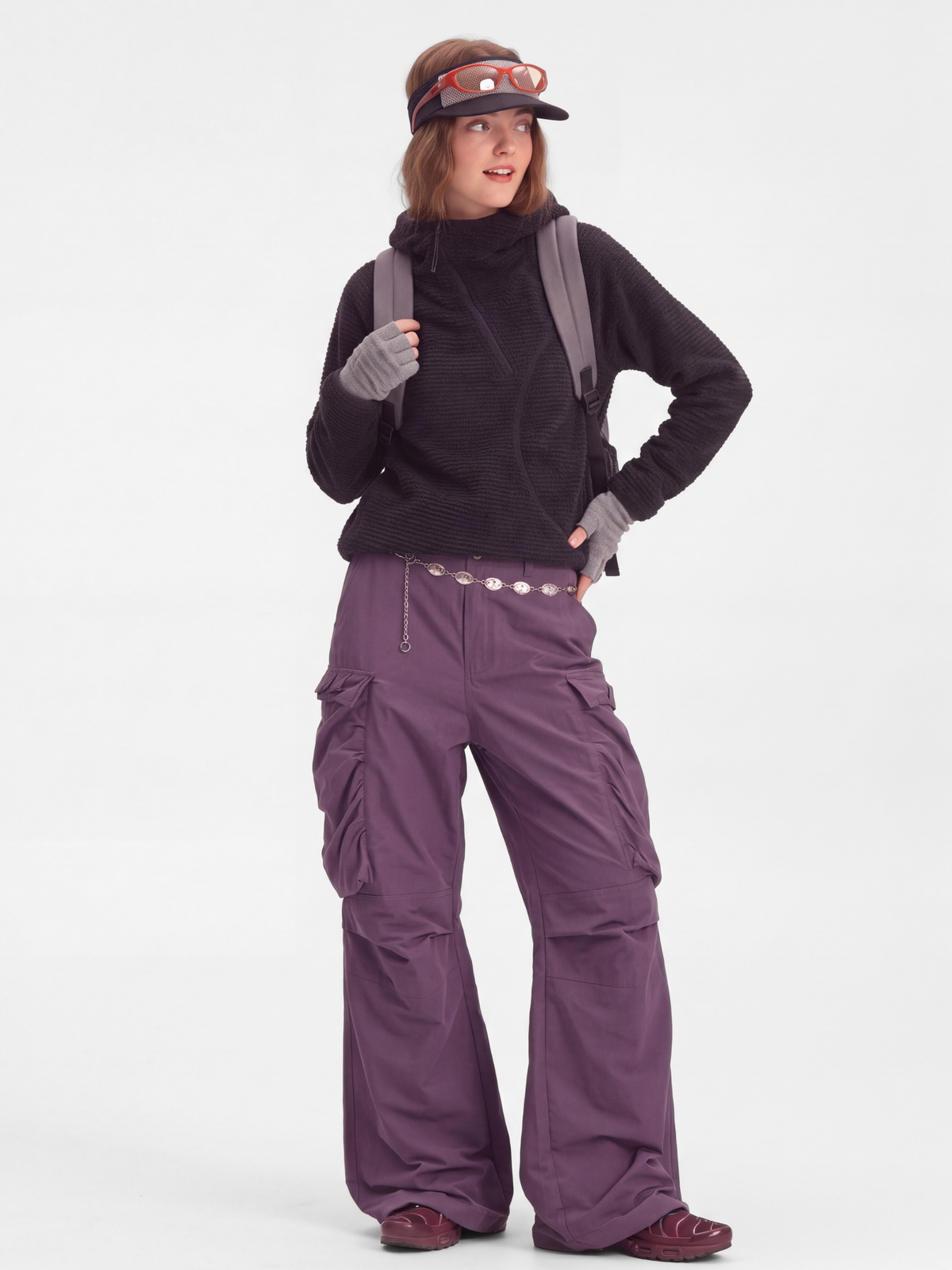 LiteMist - Lightweight Textured Fleece Half-Zip Sweatshirt