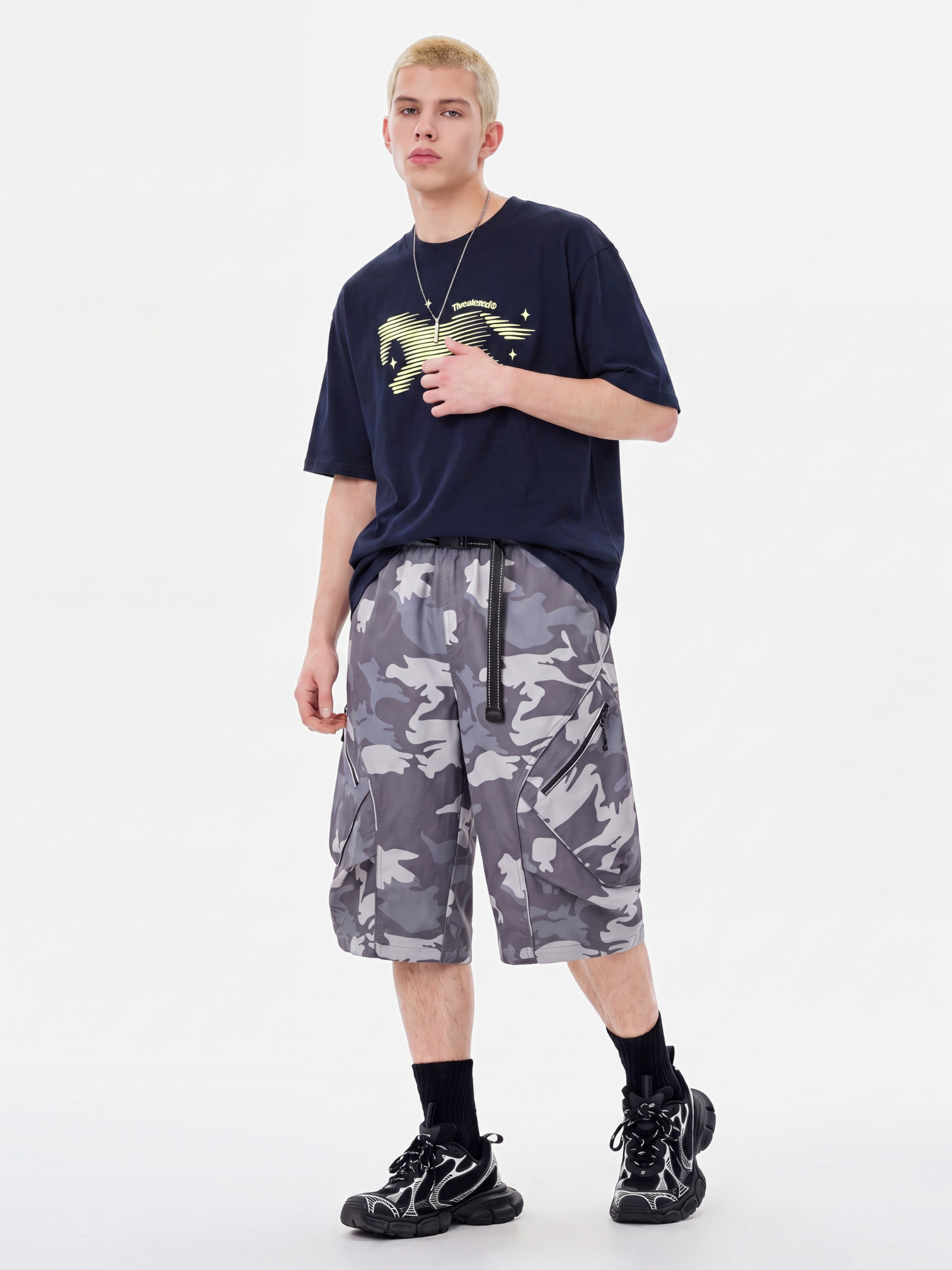 CamoDrift - Unisex UPF 50+ Water-Repellent Camo Wide-Leg Utility Pants