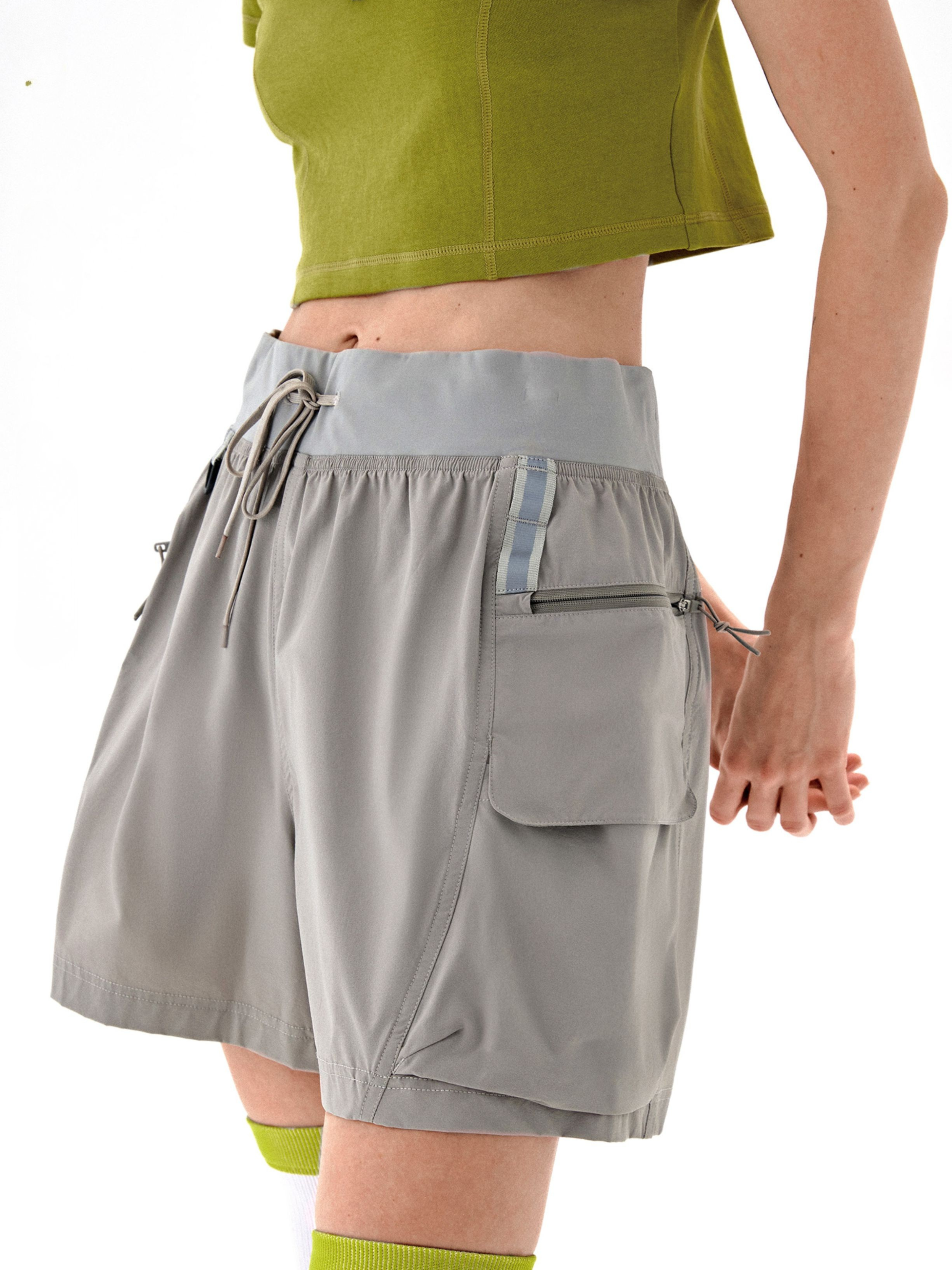 Cougarnest - Women's Drawstring Reflective Quick-Dry Shorts