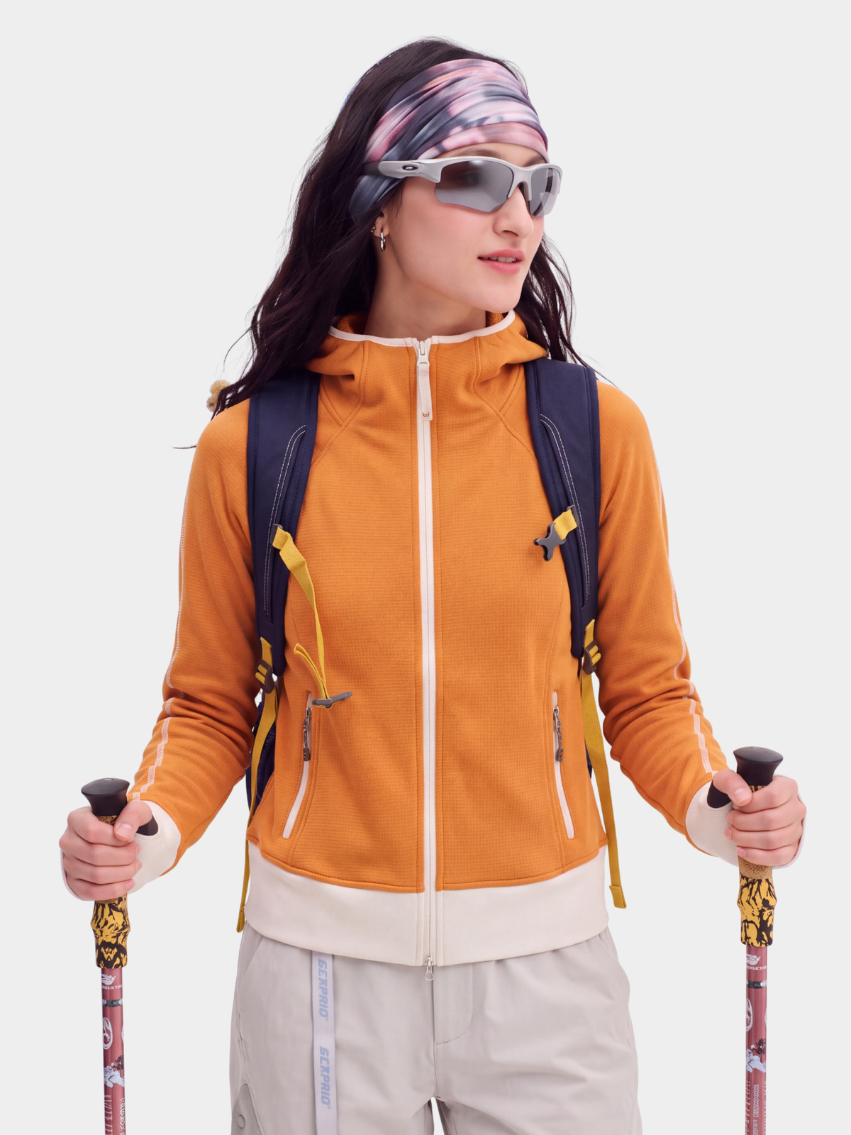 FluffGlide - Women's Breathable Stretch Grid Fleece Jacket