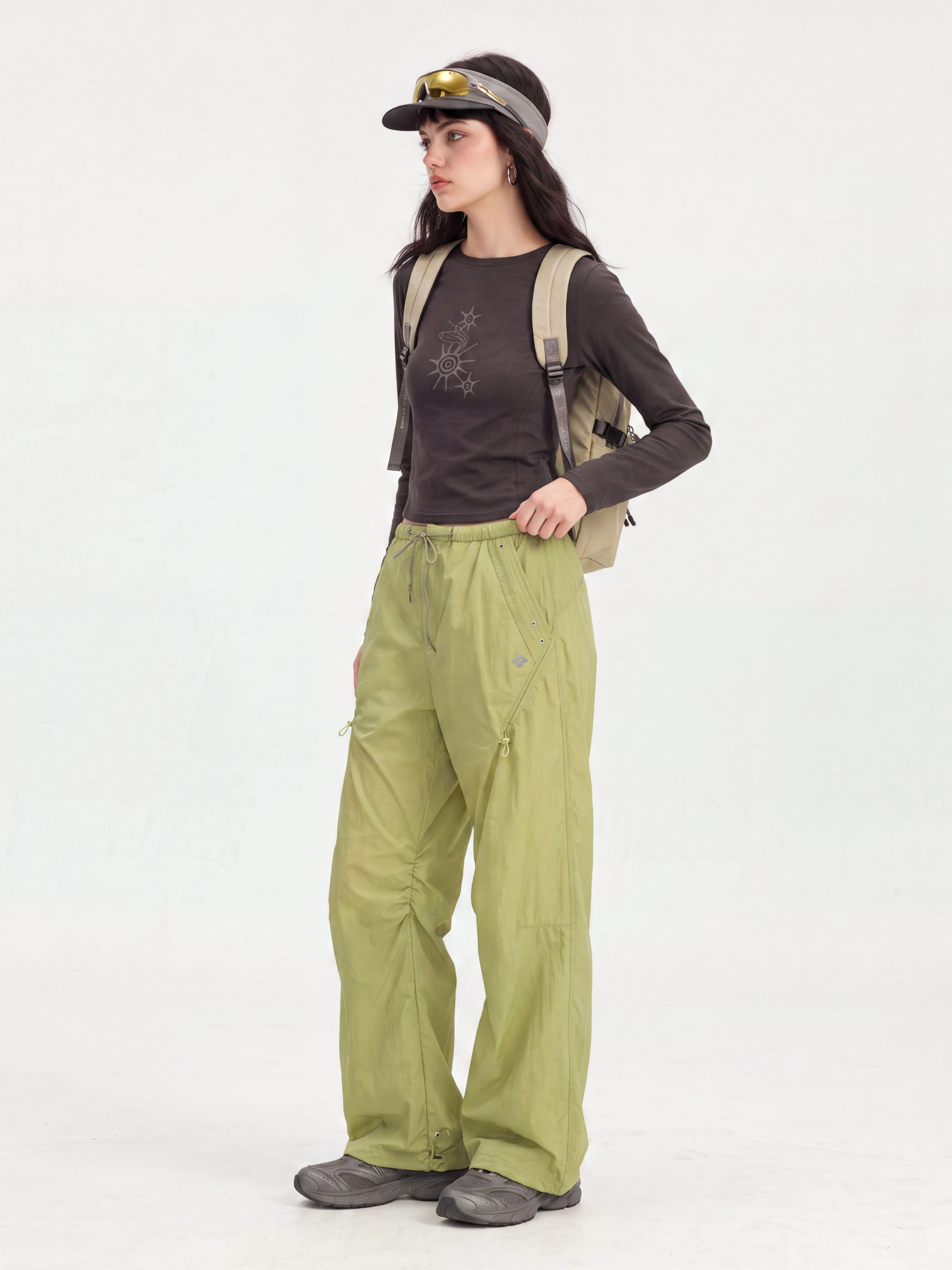 LightDrift - Women's UPF 50+ Water-Repellent Lightweight Parachute Pants